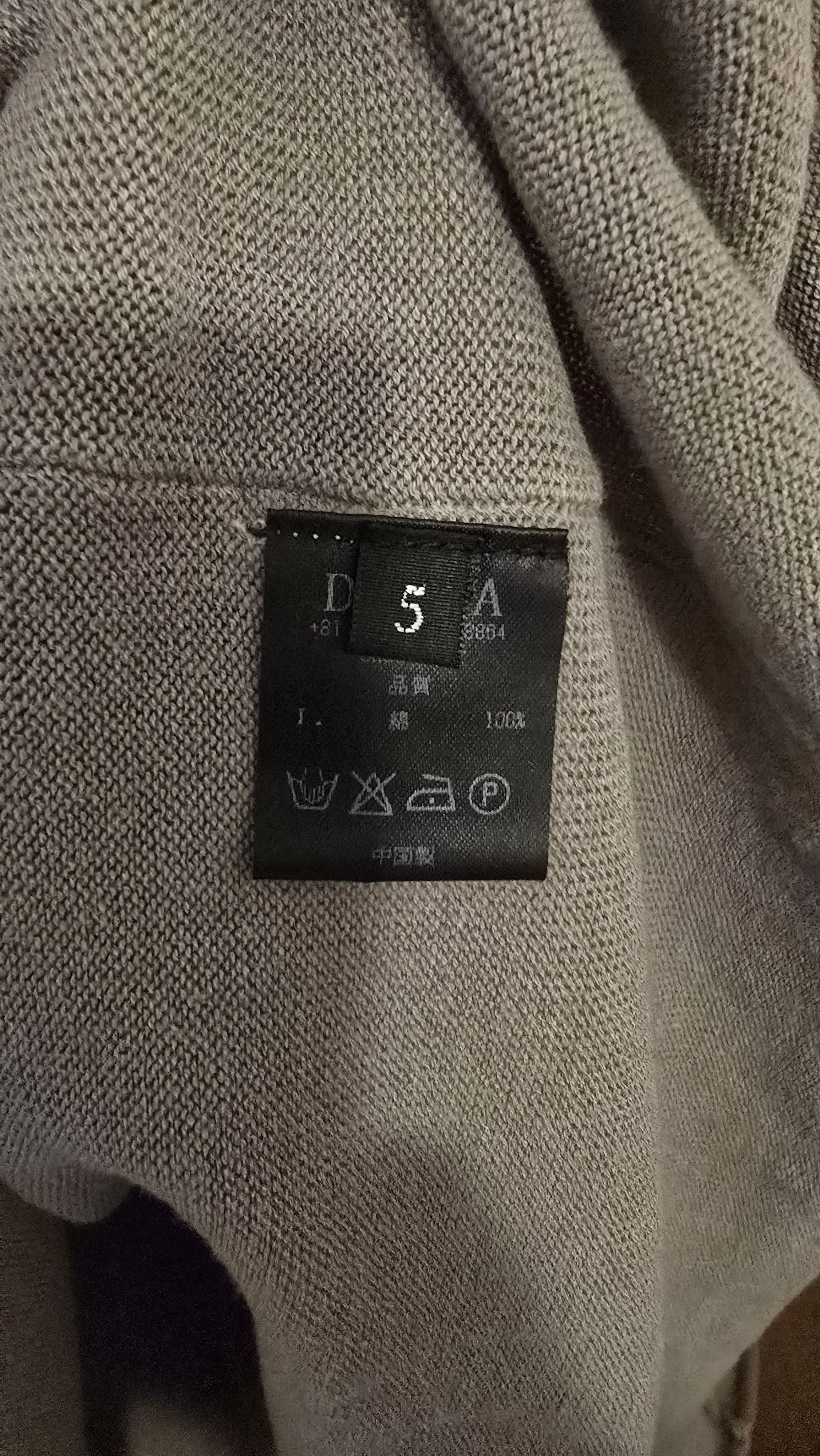 Devoa Cotton Longsleeve, Grey, size 5 (XL/XXL) Size US XXL / EU 58 / 5 - 3 Thumbnail