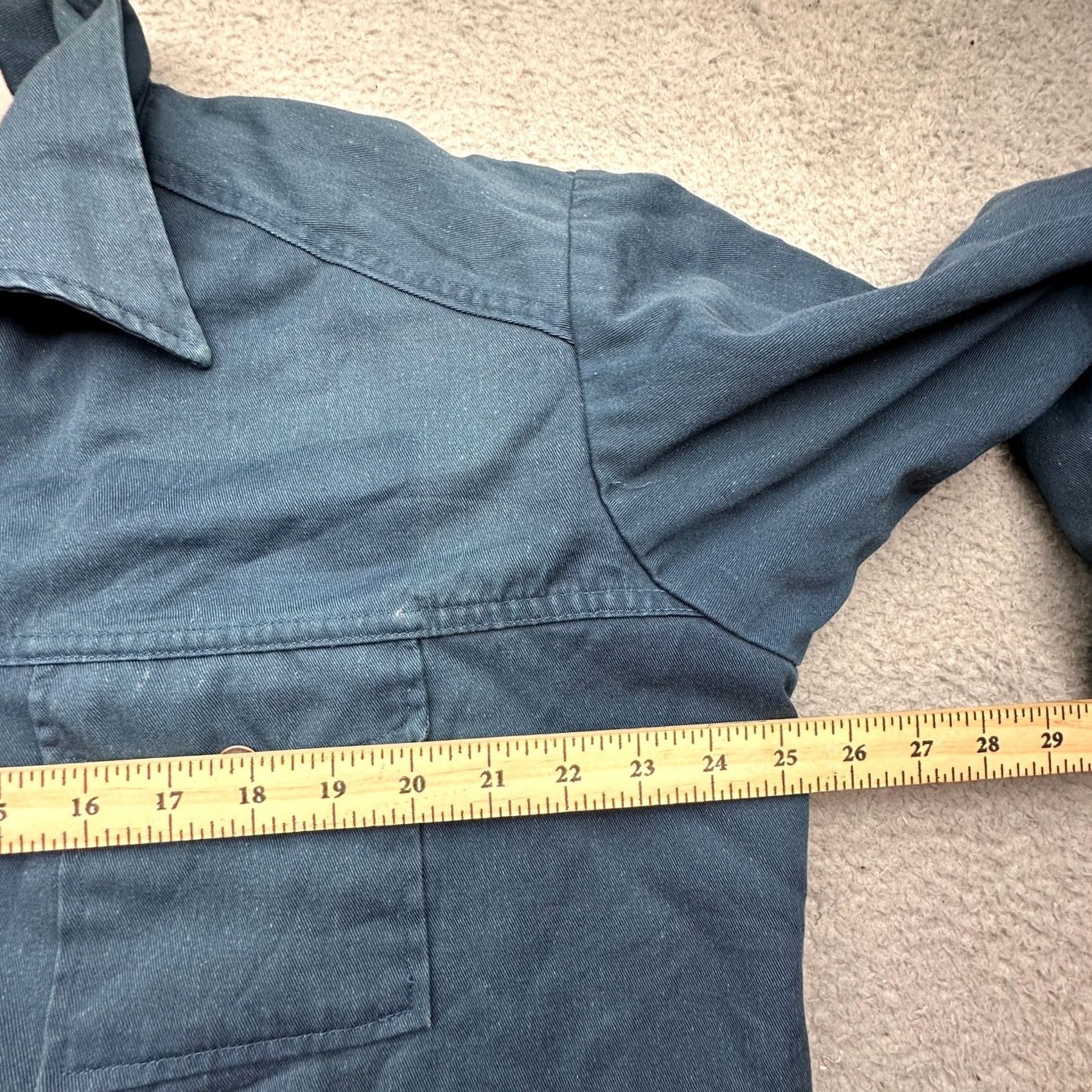 Dickies VINTAGE Dickies Eisenhower Mechanics Fleece Lined Work Jacket Mens 46 XL Blue Full Zip Streetwear 80s Mens Size US S / EU 44-46 / 1 - 4 Thumbnail