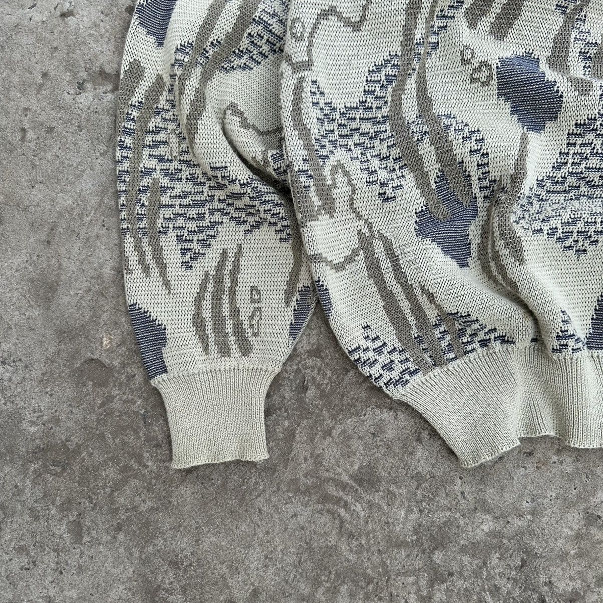 Designer × Japanese Brand Vintage Japanese Style Knit Cardigan Crazy Fit Y2K 00s USA Size US L / EU 52-54 / 3 - 10 Thumbnail