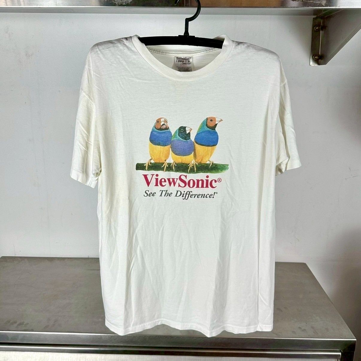 Vintage ​​​​​​​​​90s ViewSonic See the Difference! Promo T-shirt Size US L / EU 52-54 / 3 - 1 Thumbnail