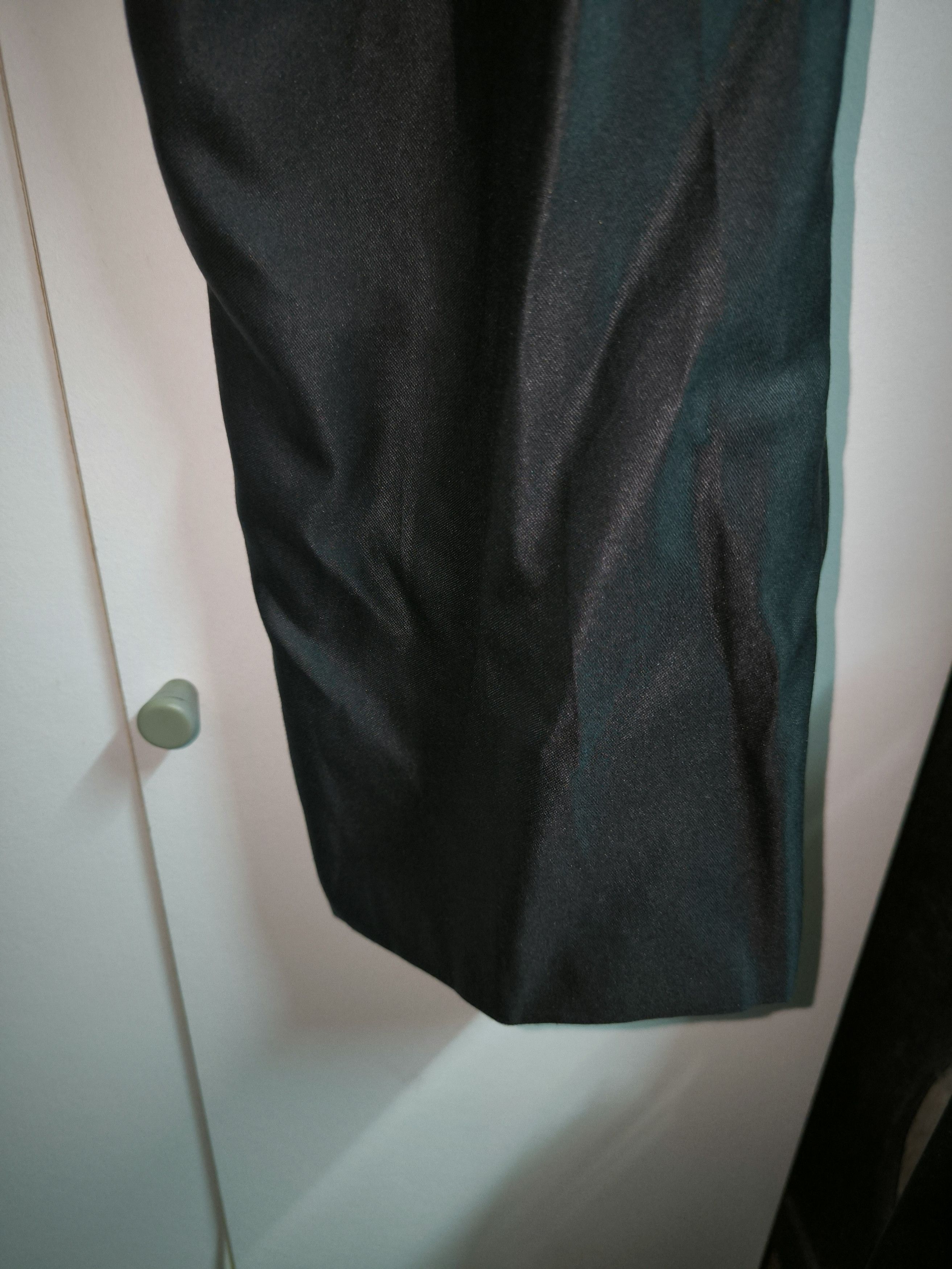 Designer × Katharine Hamnett London Wool Silk Black Pant Size US 32 / EU 48 - 9 Thumbnail
