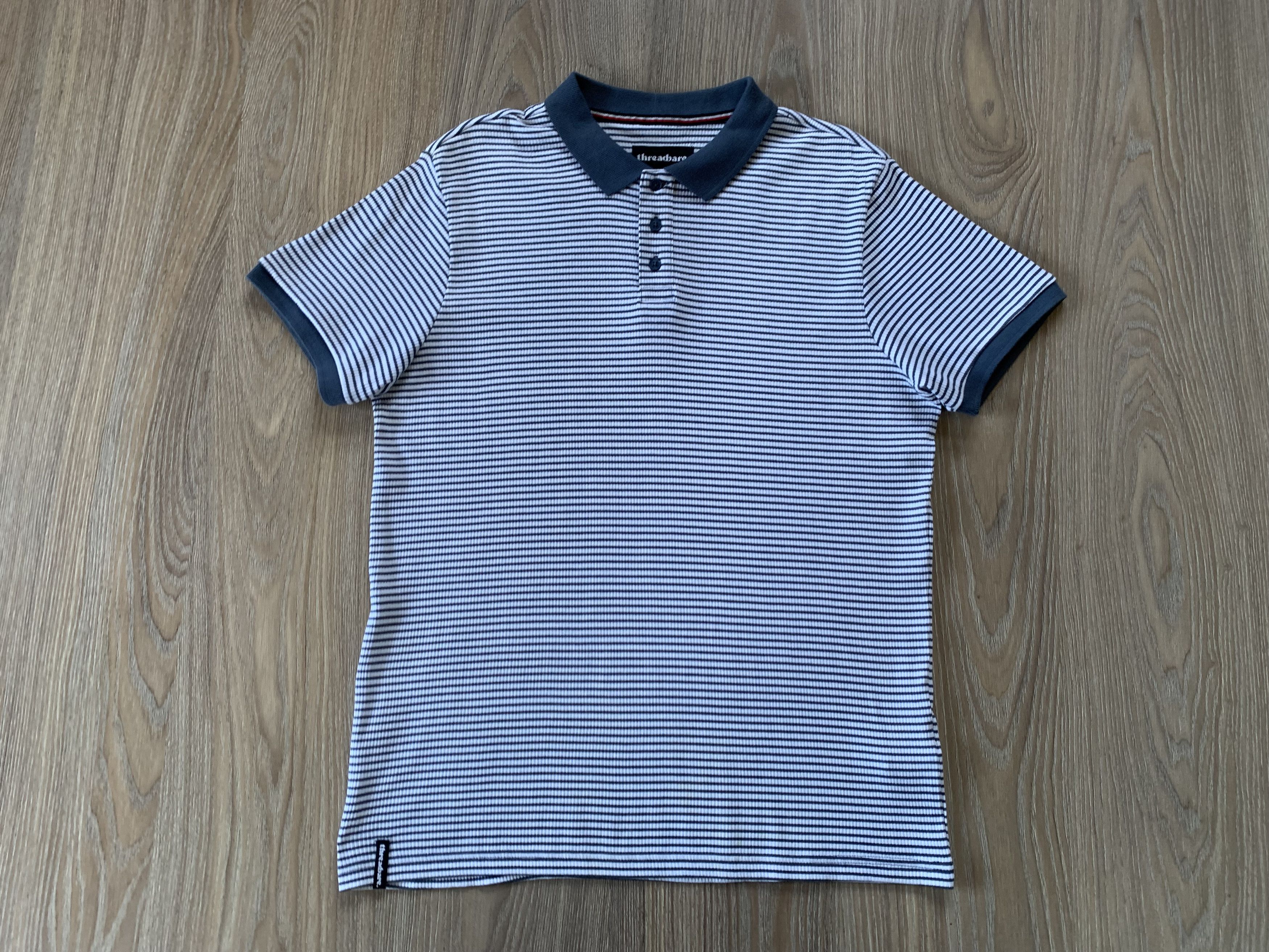 Other Threadbare Stripe Cotton Polo T-Shirt Size US M / EU 48-50 / 2 - 2 Thumbnail