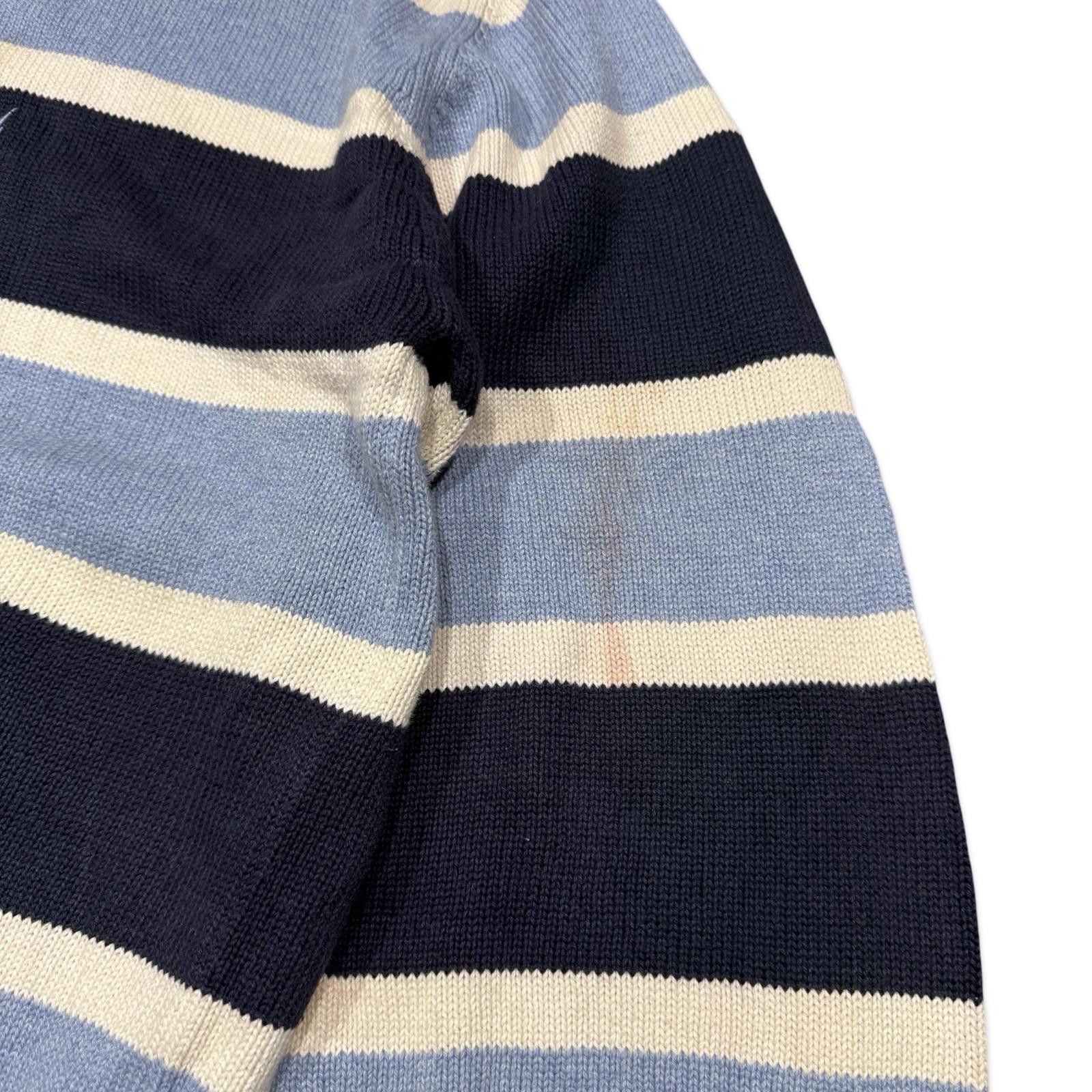 Nautica Nautica Striped Y2K Crewneck Sweater Size US XXL / EU 58 / 5 - 4 Thumbnail