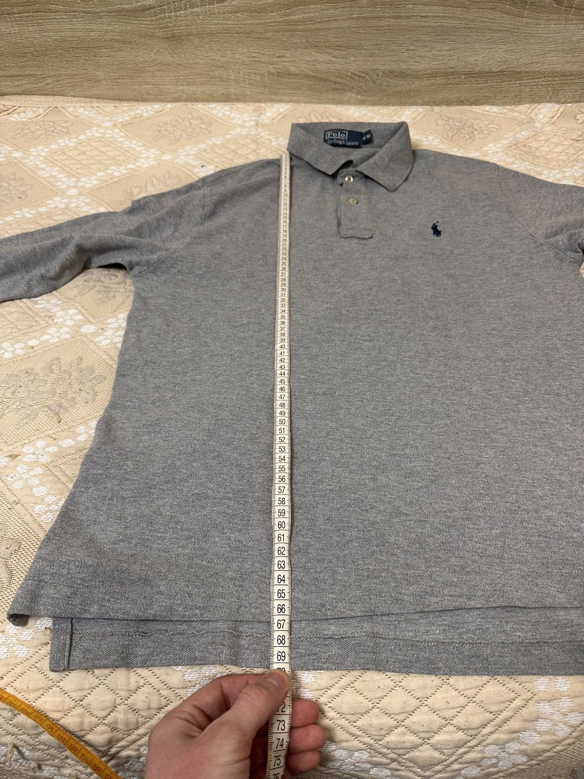 Polo Ralph Lauren 🔥 Polo Ralph Lauren Long Sleeve Polo Shirt Logo Chief Keef Size US M / EU 48-50 / 2 - 9 Thumbnail