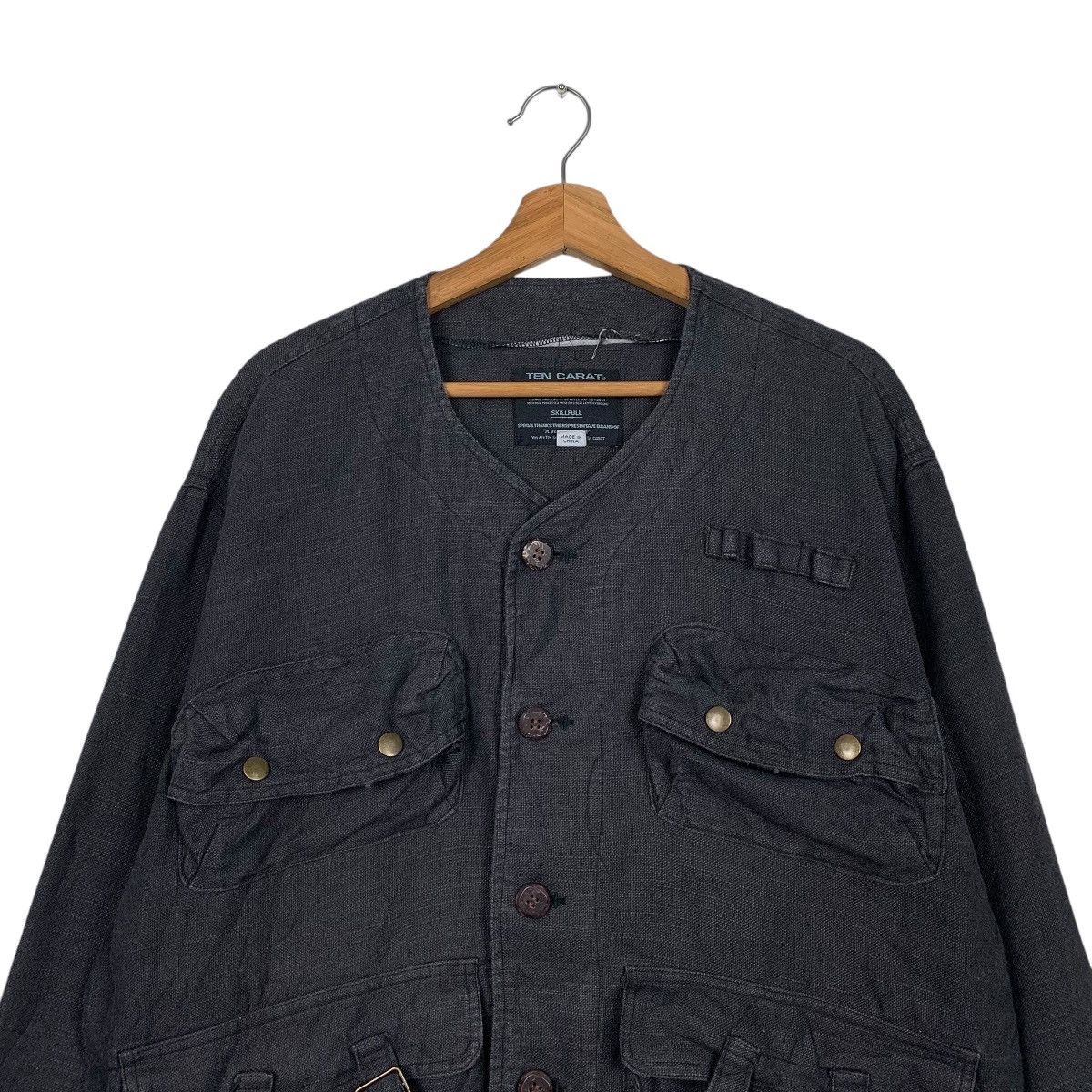 Japanese Brand Japanese Brand Ten Carat Parachute Tactical Jacket Size US M / EU 48-50 / 2 - 2 Thumbnail