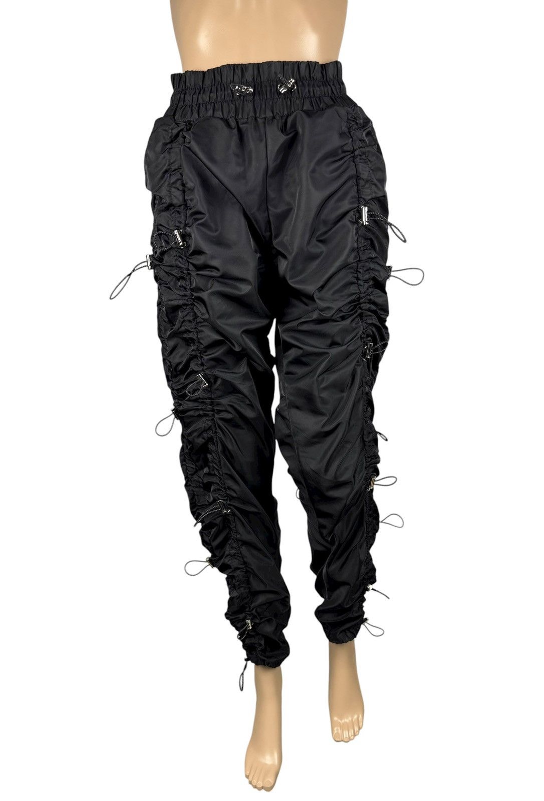 Maniere De Vior Maniere De Voir Bungee Ruched Pants Cargo Nylon size M Size 28" / US 6 / IT 42 - 2 Thumbnail