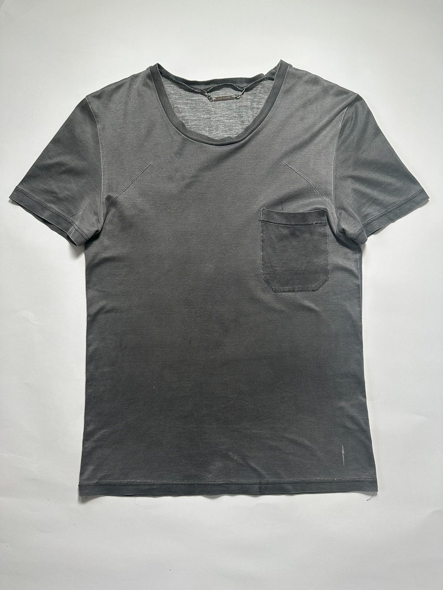 Dior × Hedi Slimane SS05 Dior Homme 'Beck' White Gray Tank