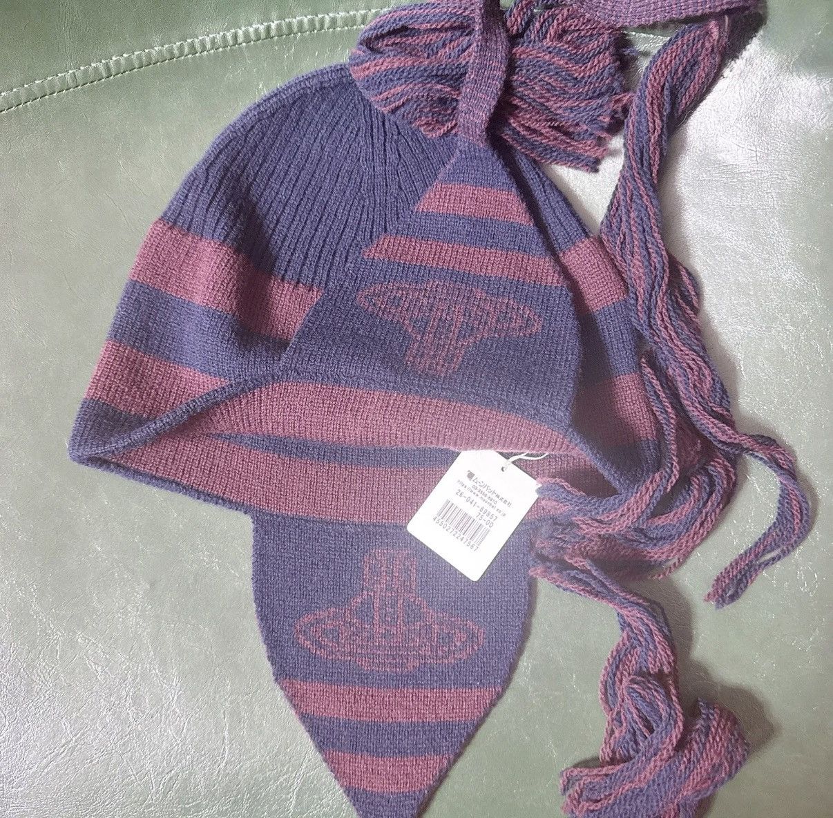 Vivienne Westwood Vivienne Westwood ORB ear flap beanie hat Y2K punk Size ONE SIZE - 4 Thumbnail