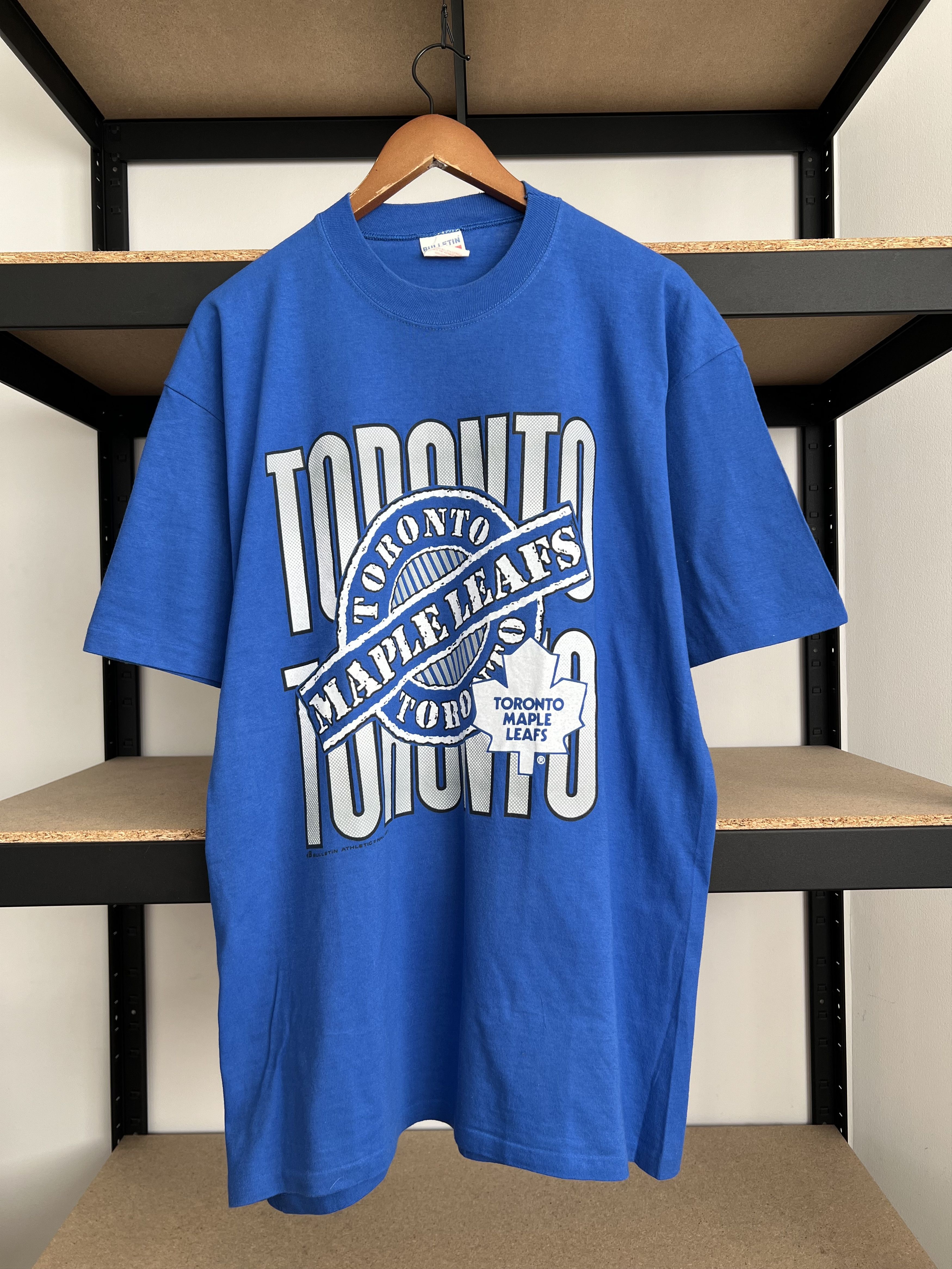 NHL Vintage 1991 Toronto Maple Leafs NHL Hockey T-shirt Size US XL / EU 56 / 4 - 1 Thumbnail