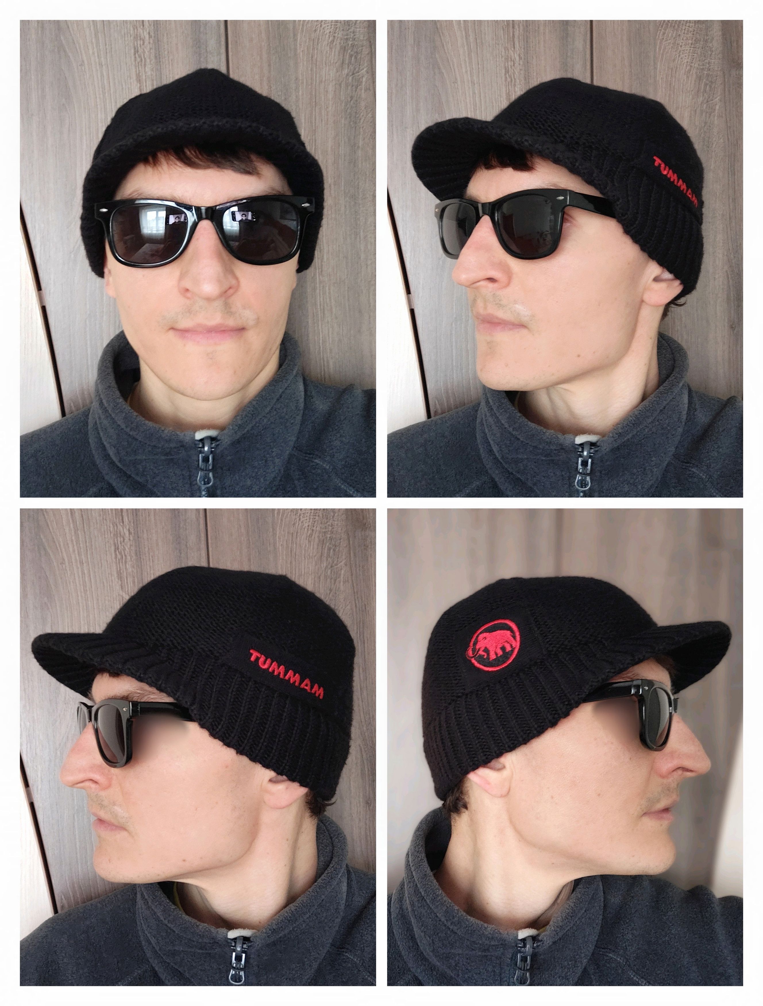 Mammut Vintage Mammut Visor Beanie Knitted Hat Jeep Cap Peaked Hat Size ONE SIZE - 3 Thumbnail