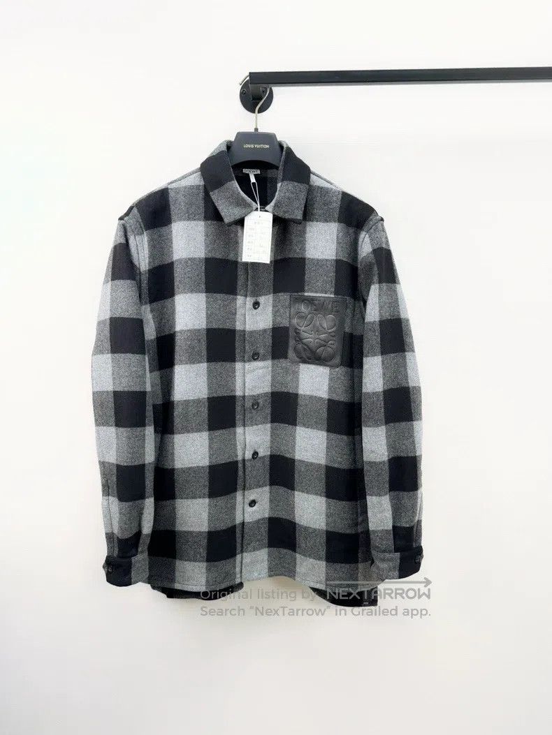 Loewe Loewe Wool Plaid Jacket Shirt Size US M / EU 48-50 / 2 - 1 Thumbnail