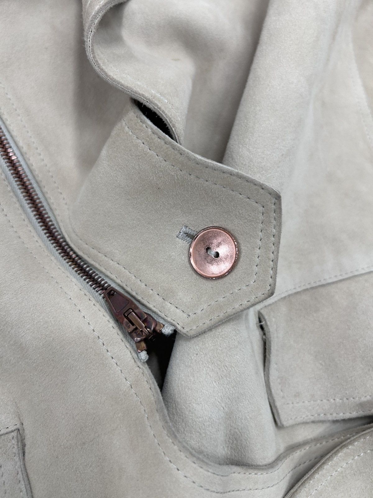 Alexander Wang Alexander Wangs Deconstructed Suede Leather Bikerjacket Size L / US 10 / IT 46 - 4 Thumbnail