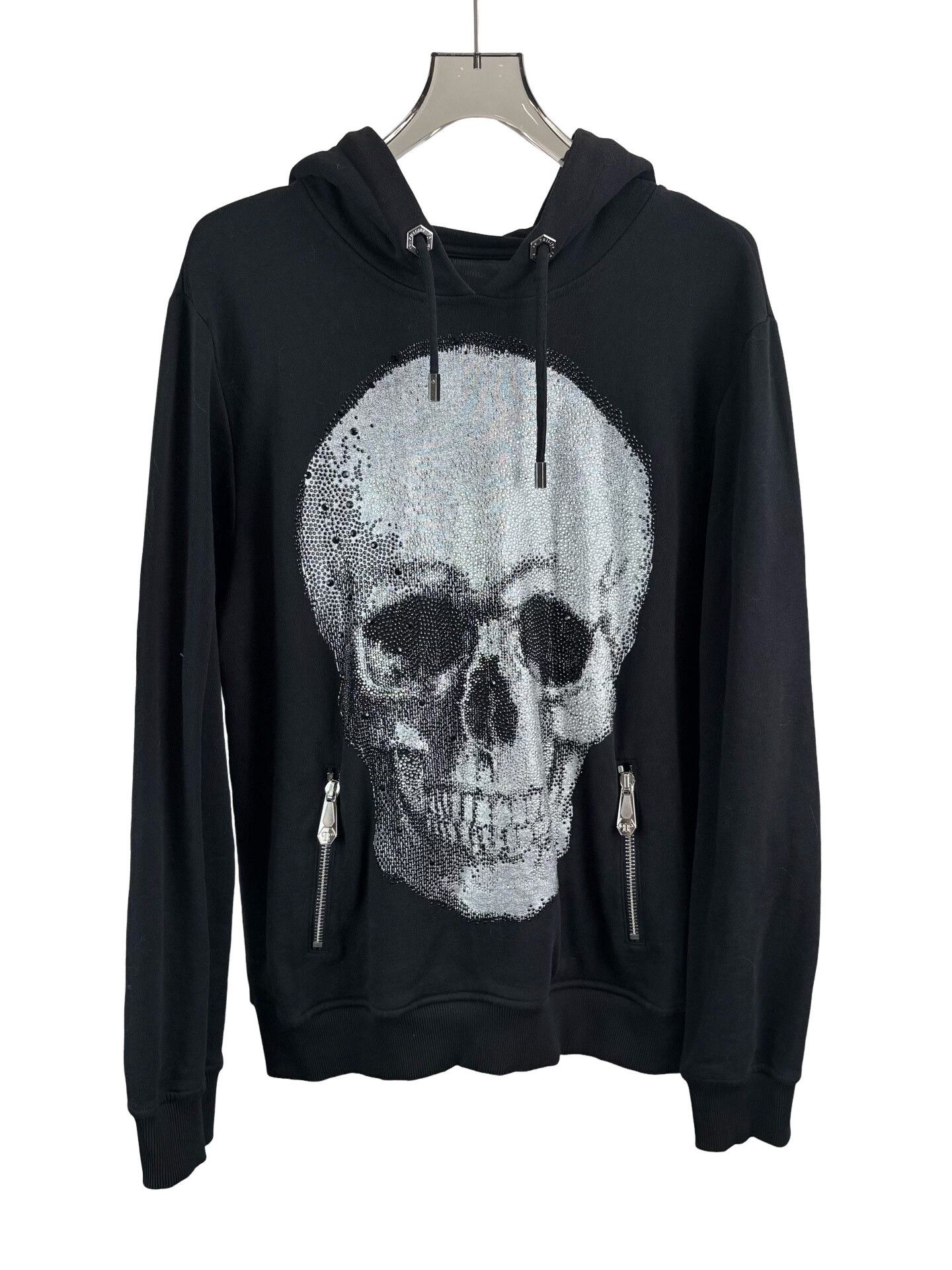 Philipp Plein Philipp Plein Rhinestone Skull Hoodie M Size US M / EU 48-50 / 2 - 1 Thumbnail