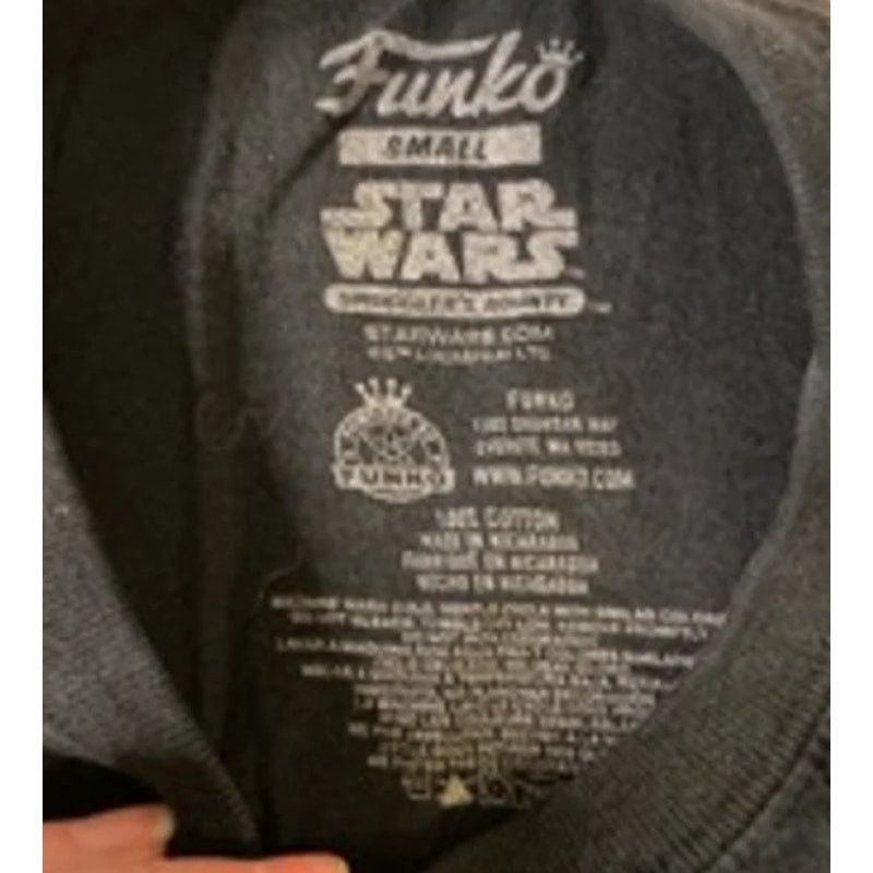 Disney Funko Star Wars Han Solo Wanted Poster Graphic Tee Black S Size US S / EU 44-46 / 1 - 3 Thumbnail