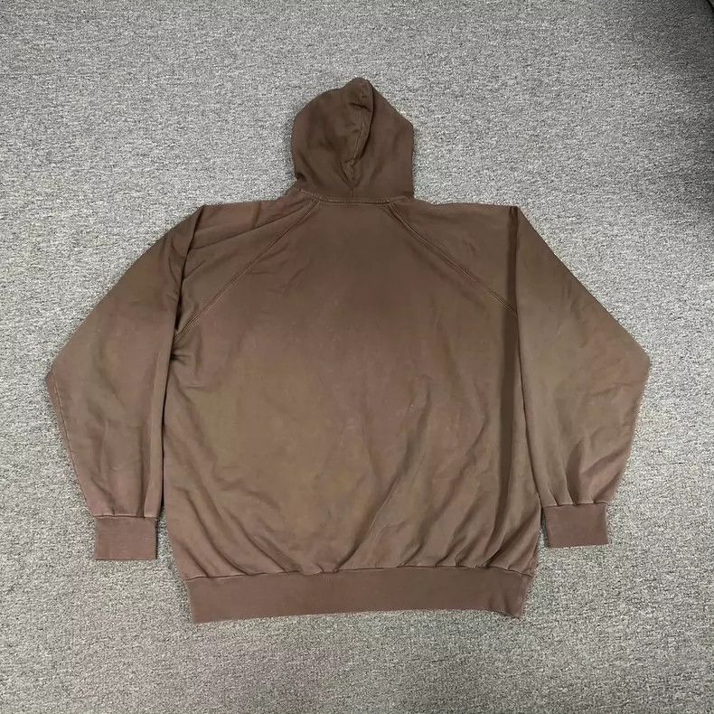 Balenciaga Balenciaga Washing to make old brown bat hooded sweater Size US M / EU 48-50 / 2 - 2 Thumbnail