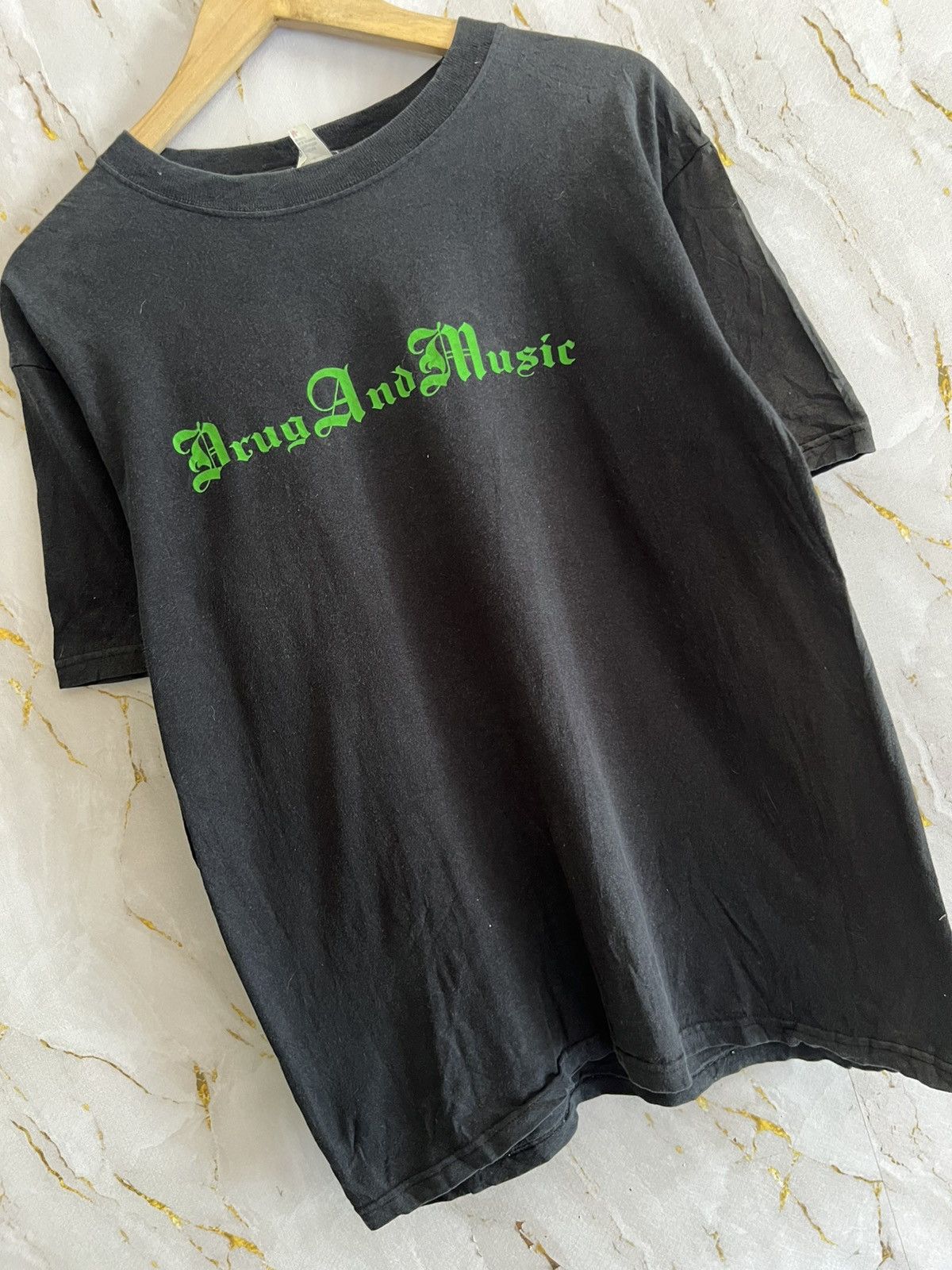 Japanese Brand 💀 DRUG AND MUSIC SHIRT – REBEL STREET CHAOS 💀 Size US M / EU 48-50 / 2 - 3 Thumbnail