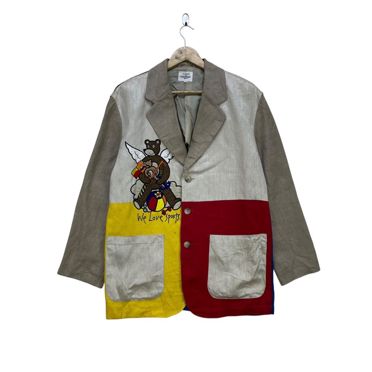 Designer × Jean Charles De Castelbajac 💥Vintage Jean Charles De Castelbajac Colour Block Jacket Size US M / EU 48-50 / 2 - 3 Thumbnail