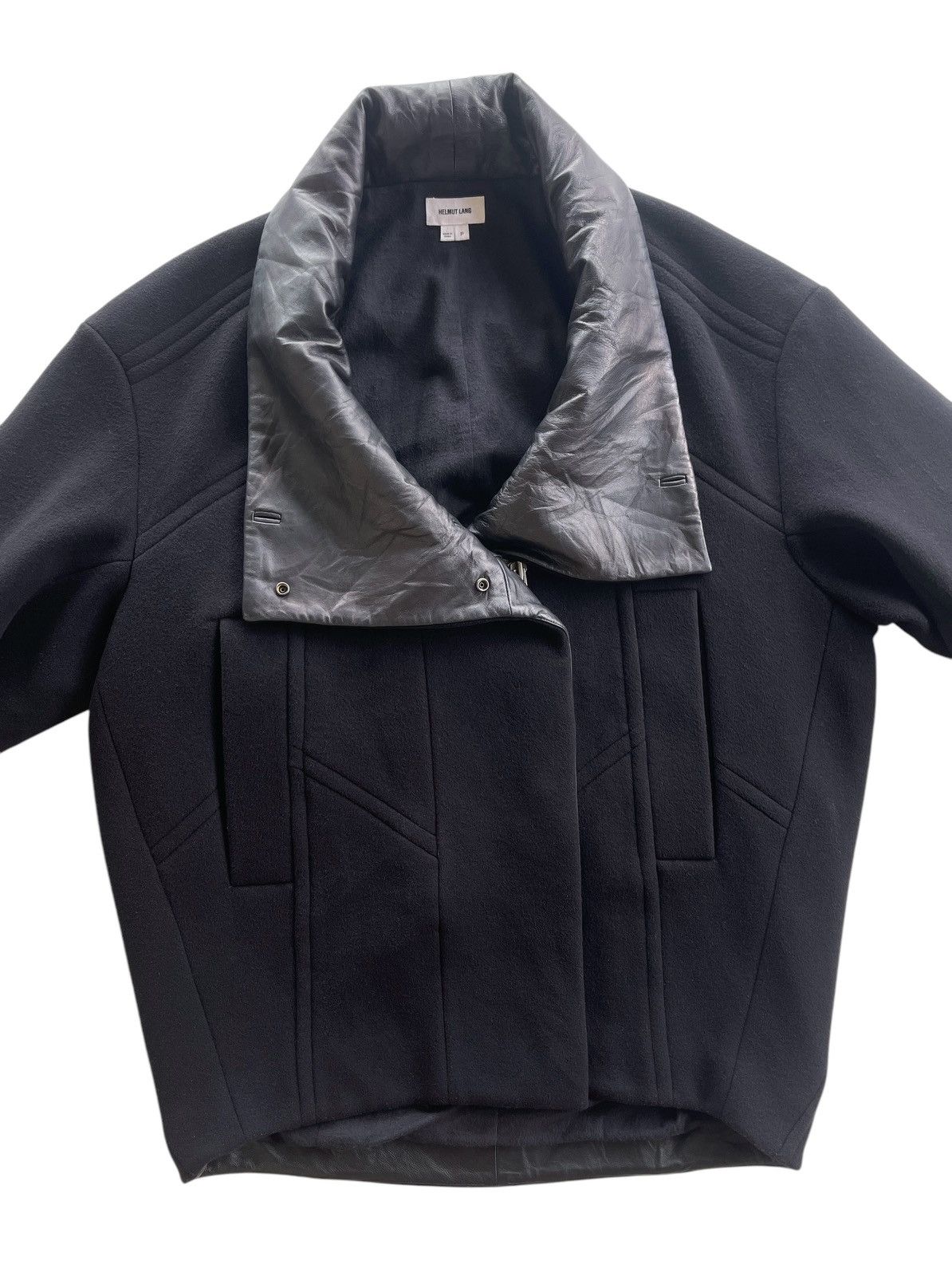 Helmut Lang Helmut Lang Wool Blend Winter Coat Size L / US 10 / IT 46 - 6 Thumbnail
