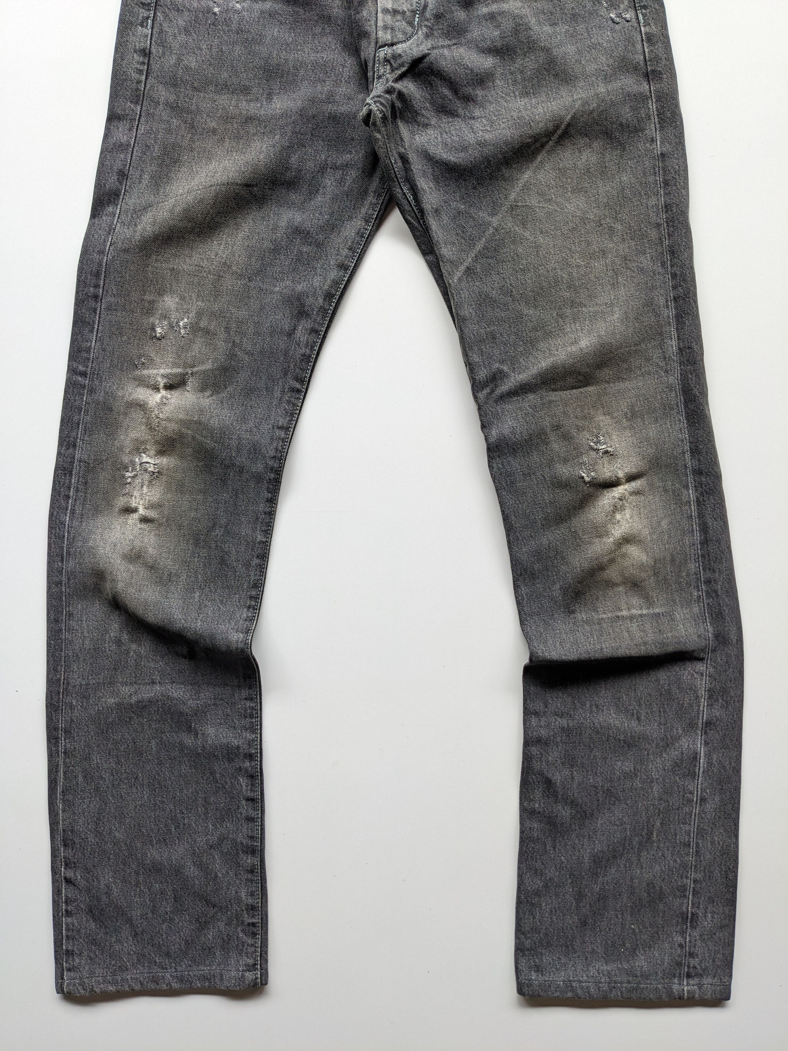 If Six Was Nine × Japanese Brand × Le Grande Bleu (L.G.B.) Ring slim fit superblack jeans Size US 31 - 6 Thumbnail