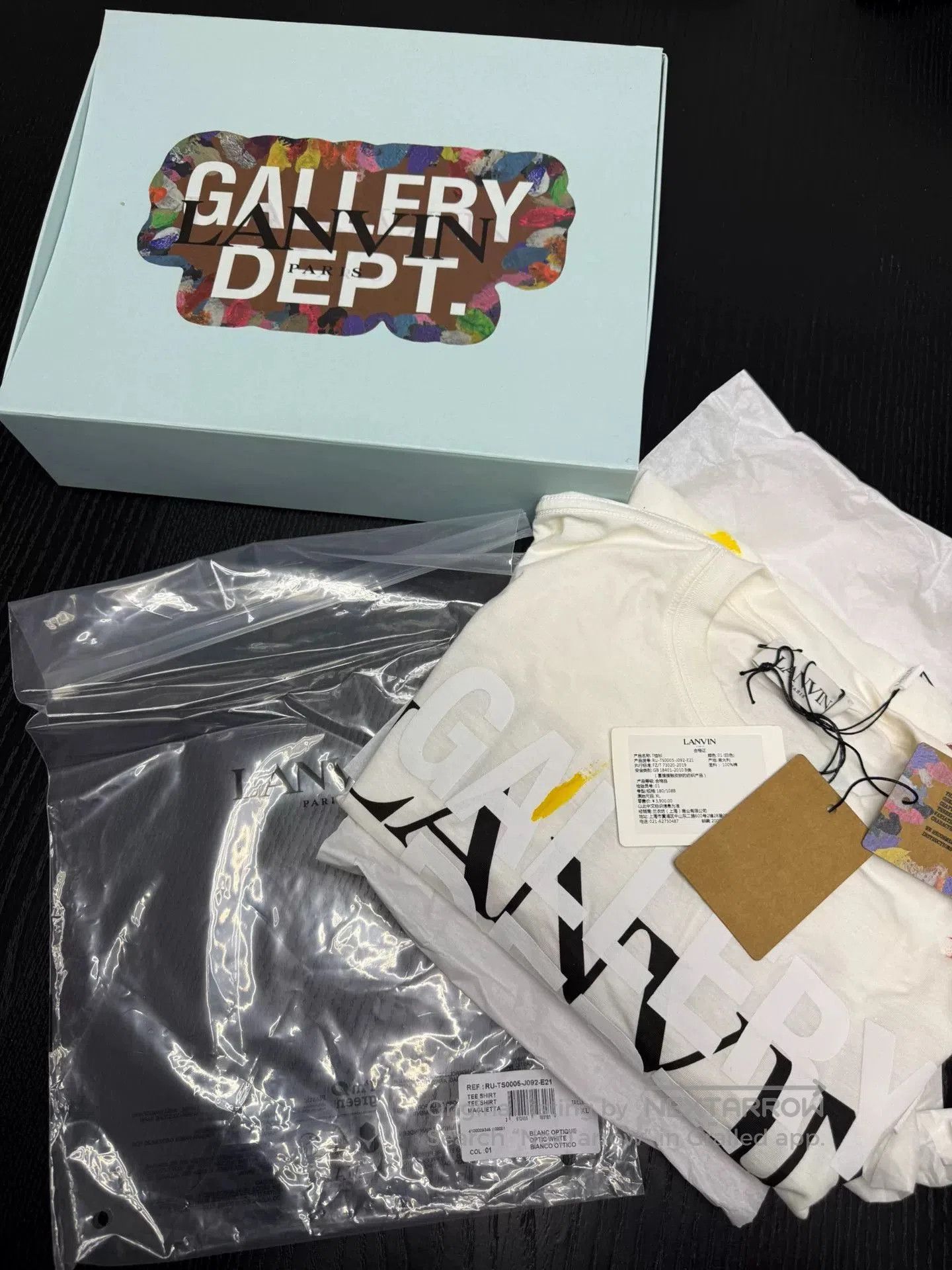 Gallery Dept. Lanvin x Gallery Dept Splatter Short Sleeve T. Size US XL / EU 56 / 4 - 9 Thumbnail