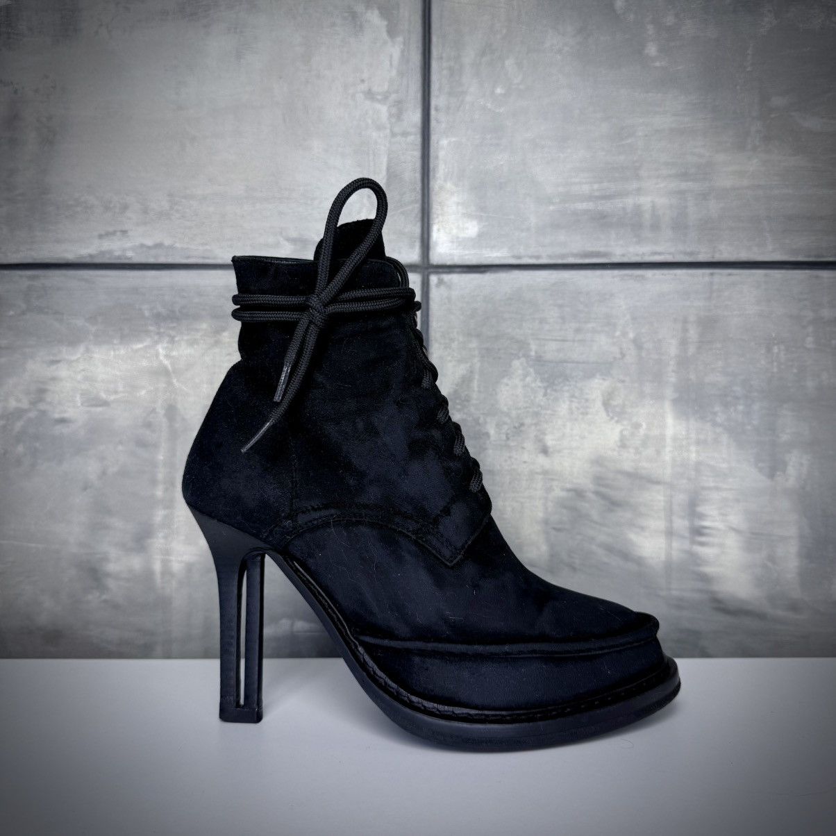 Ann Demeulemeester Suede double heels 39 Size US 9 / IT 39 - 1 Thumbnail