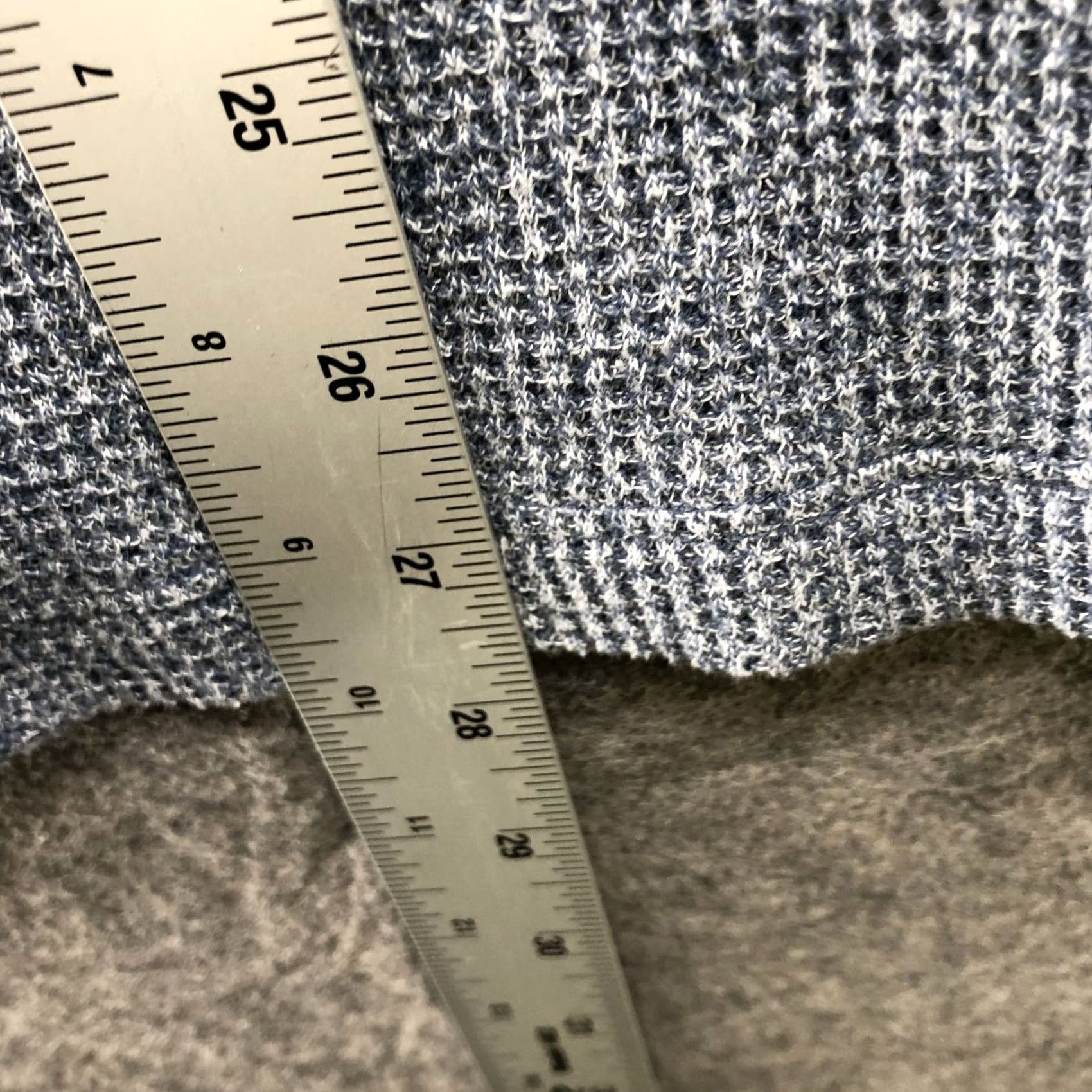 Bonobos Bonobos Thermal Shirt Mens L Crewneck Slim Fit Blue Long Sleeve Waffle Knit Size US L / EU 52-54 / 3 - 8 Thumbnail