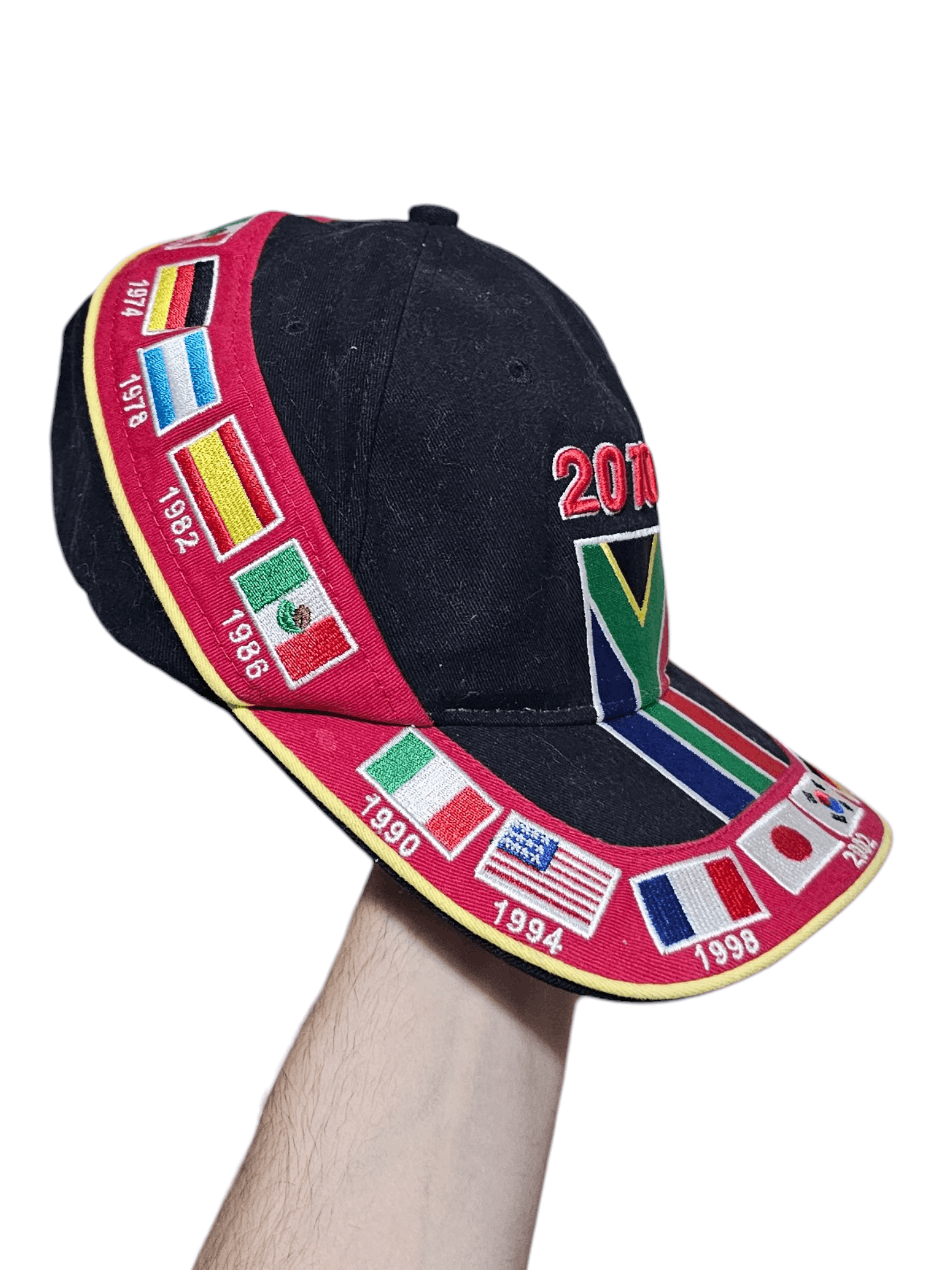 Vintage South Africa Fifa World Cup 2010 Teams Hat Size ONE SIZE - 2 Thumbnail