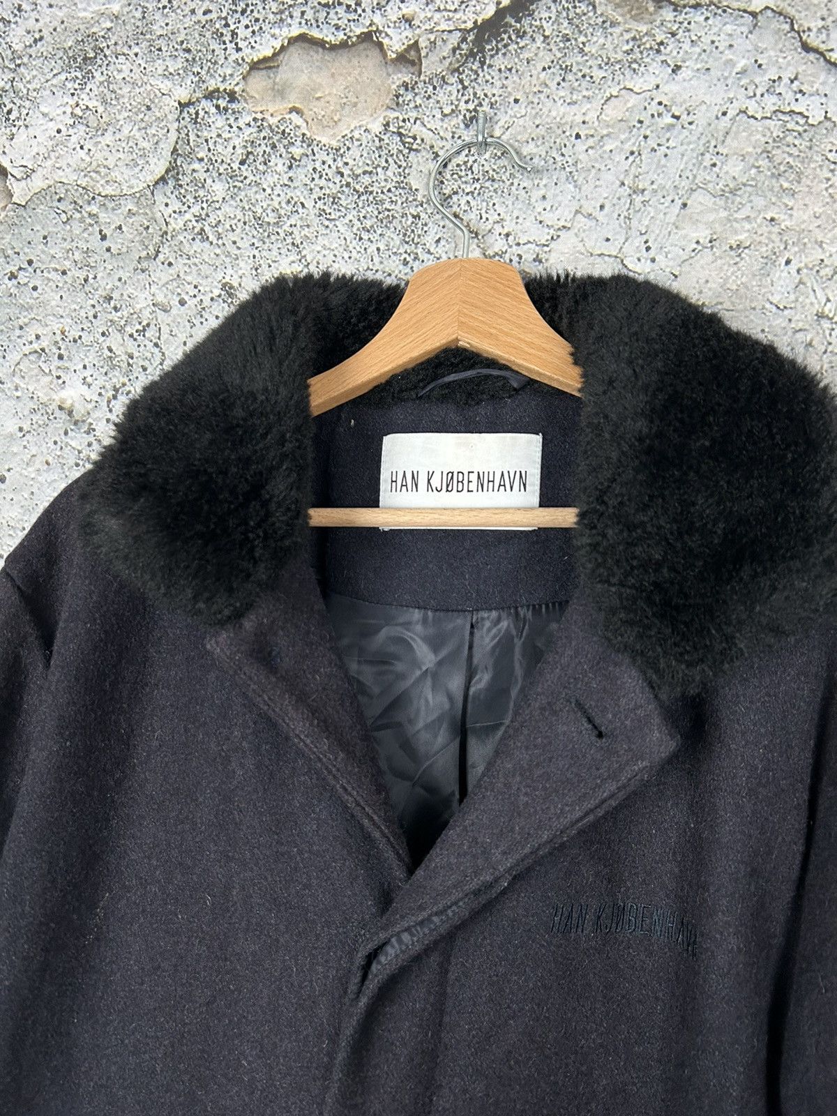 Han Kjobenhavn Han Kjobenhavn Wool Coat Designer Avantgarde Vintage Rare Size US L / EU 52-54 / 3 - 3 Thumbnail