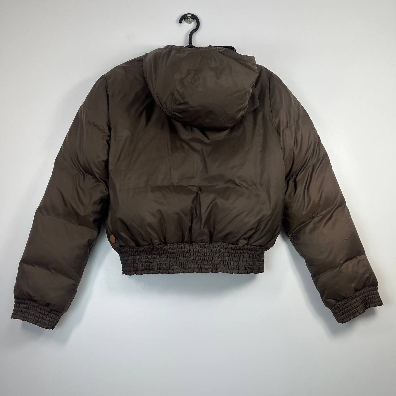 Hugo Boss Hugo Boss Orange Puffer Jacket Brown Cropped Hooded Womens 8 Size M / US 6-8 / IT 42-44 - 9 Thumbnail