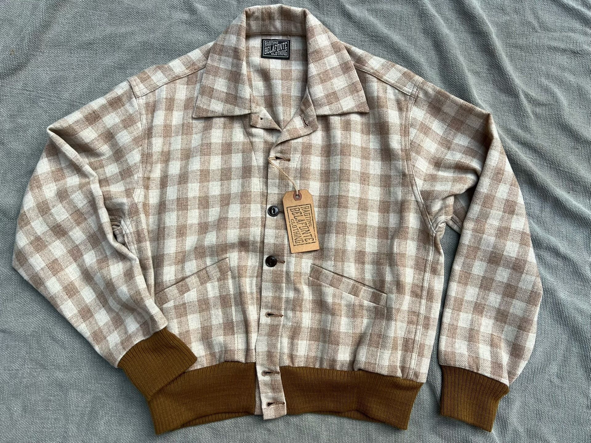 Japanese Brand Classic Checkered Jacket by Belafonte Size US M / EU 48-50 / 2 - 1 Thumbnail