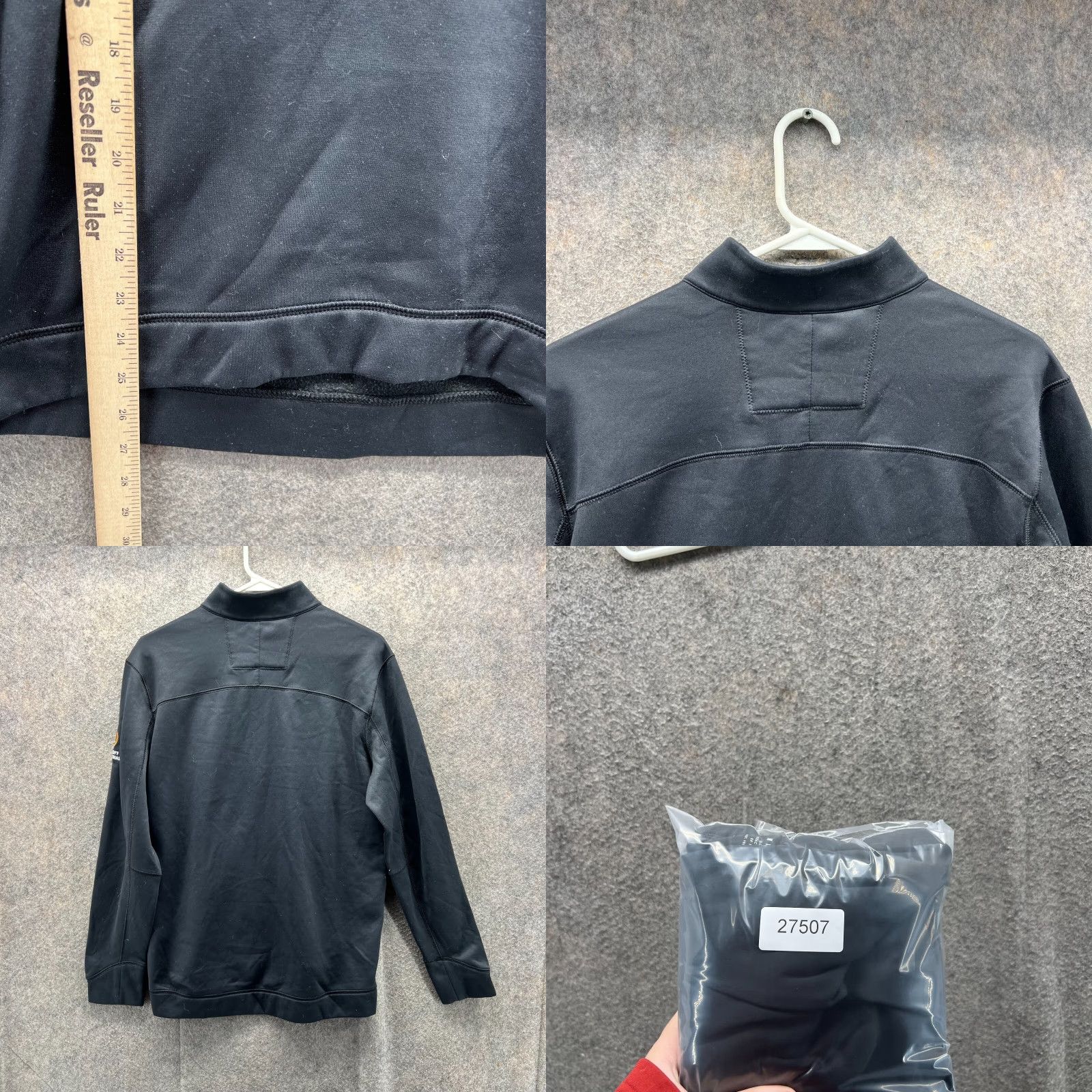 Nike Nike Sweatshirt Mens Medium Black Playoff Semifinal Golf Thermal Fit Orange Bowl Size US M / EU 48-50 / 2 - 9 Thumbnail