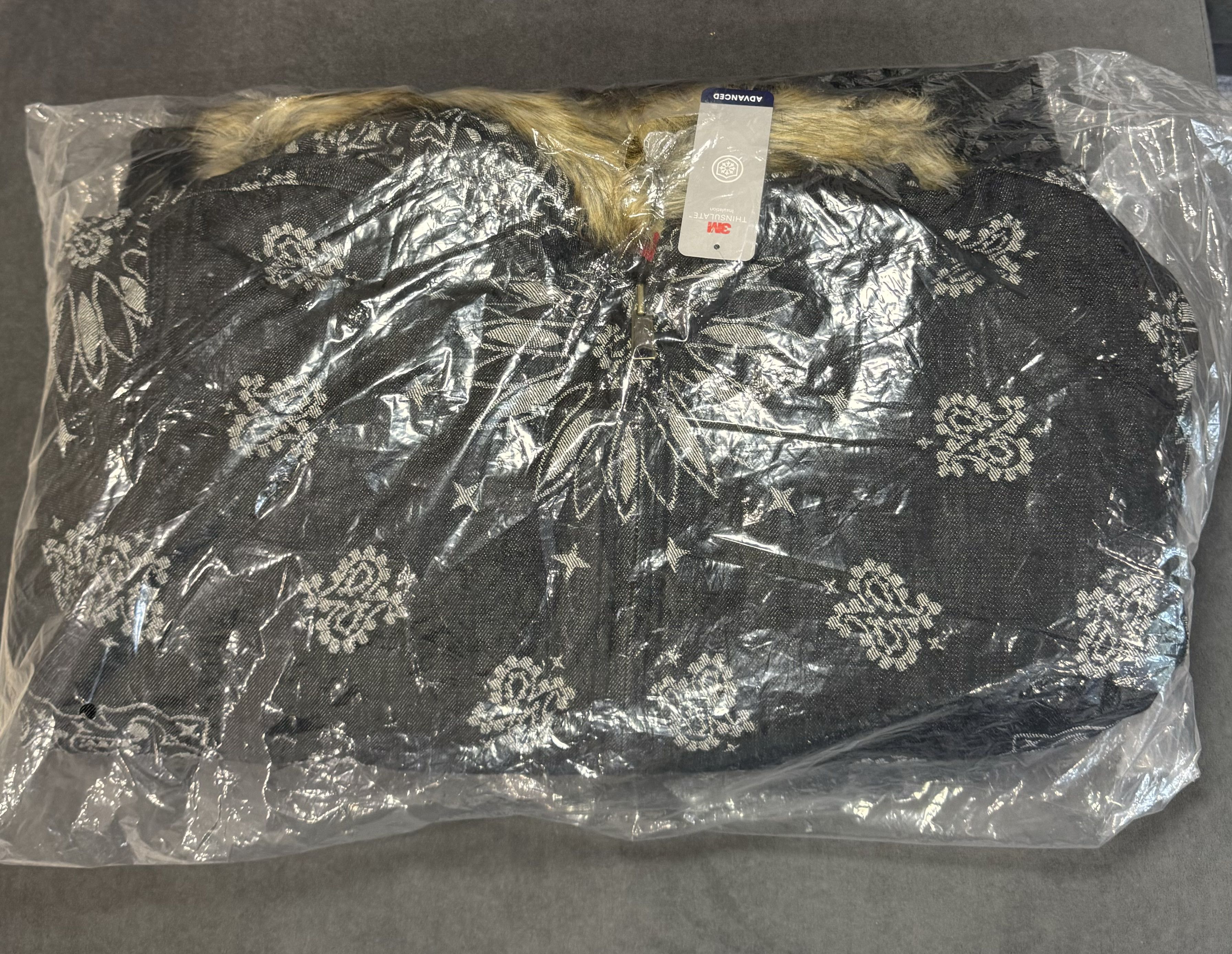 Supreme Supreme Bandana Jacquard Denim Hooded Work Jacket Black Size US L / EU 52-54 / 3 - 4 Thumbnail