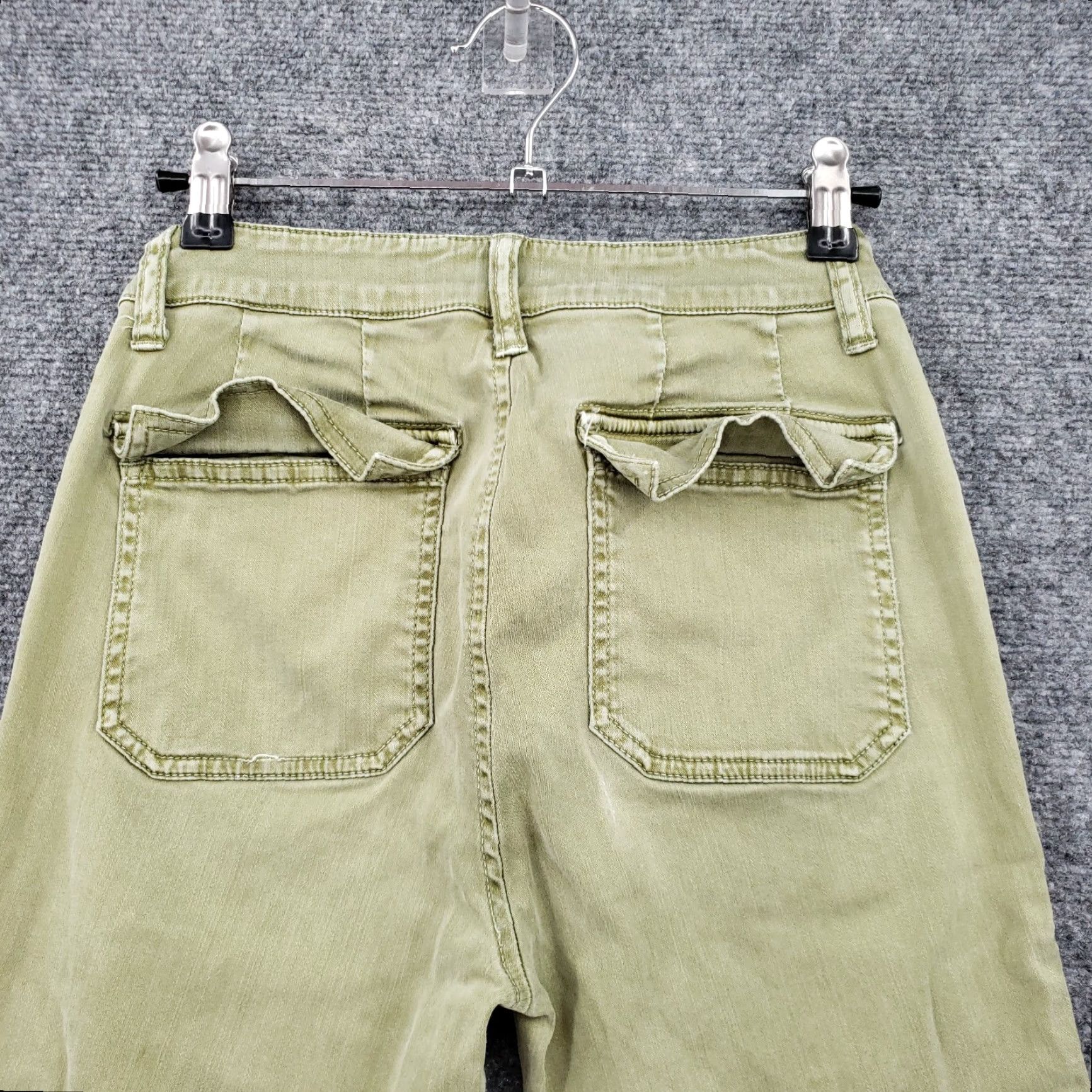 J.Crew J.Crew Pants Womens 26 Green Ankle Mid-Rise Skinny Front Zip Casual Size 26" / US 2 / IT 38 - 7 Thumbnail
