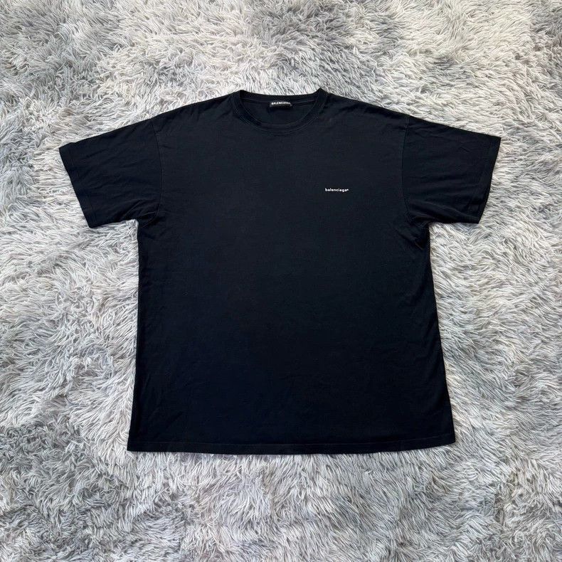 Balenciaga Balenciaga Small Logo Short Sleeve T-Shirt Size US XL / EU 56 / 4 - 5 Thumbnail