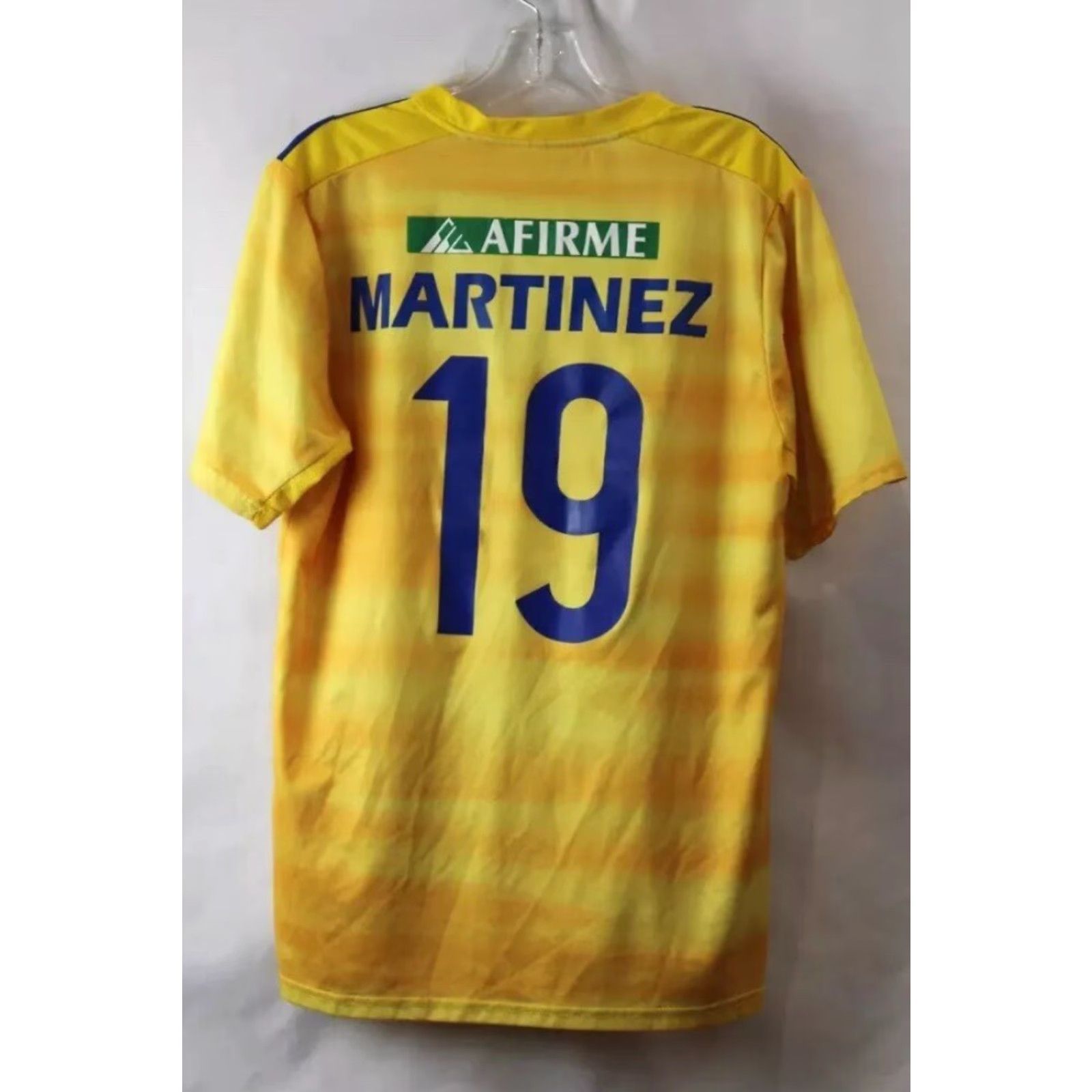 Vintage Tigres Men's Yellow Soccer Jersey L Martinez 19 UANL Club Tigres DeLa UANL Jersey Mens Large Size US L / EU 52-54 / 3 - 2 Thumbnail