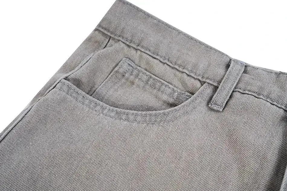 Japanese Brand Streetwear Baggy Zipper Jeans Pants y2k Size US 34 / EU 50 - 6 Thumbnail