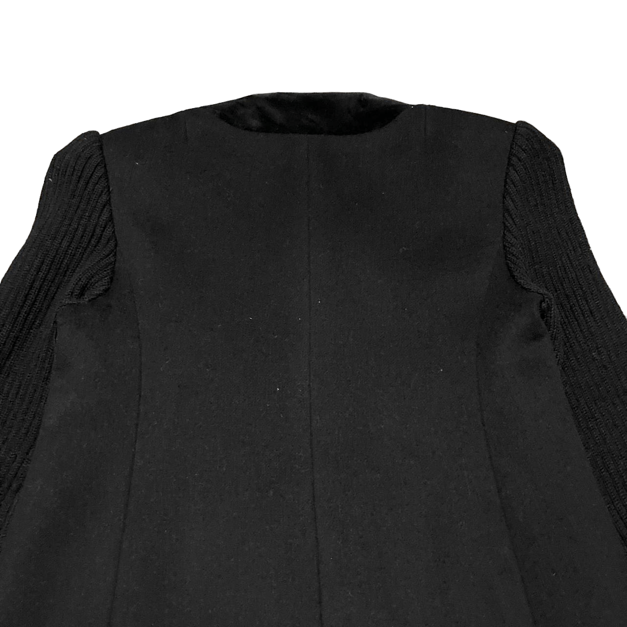 Valentino Valentino Garavani Tessuto Atelier Wool Coat Knitted Sleeve Size M / US 6-8 / IT 42-44 - 12 Thumbnail