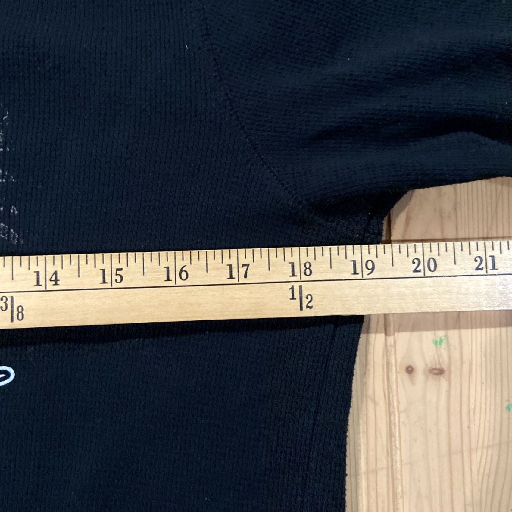 Vintage VINTAGE Hart & Huntington Women T-Shirt Black 2000s Y2K Thermal Long Sleeve L Knit Cotton Blend Logo Casual Mens? Size L / US 10 / IT 46 - 3 Thumbnail