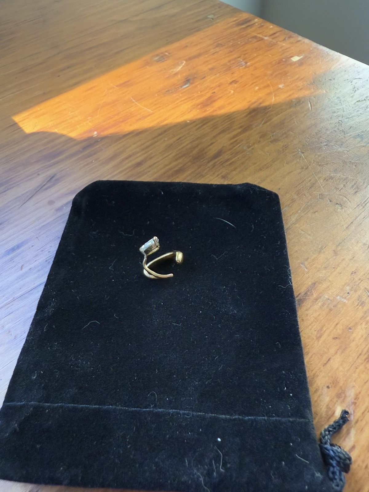 Alan Crocetti Alan Crocetti Gold Vermeil Nano Alien Ear Cuff (Right Ear) Size ONE SIZE - 3 Thumbnail