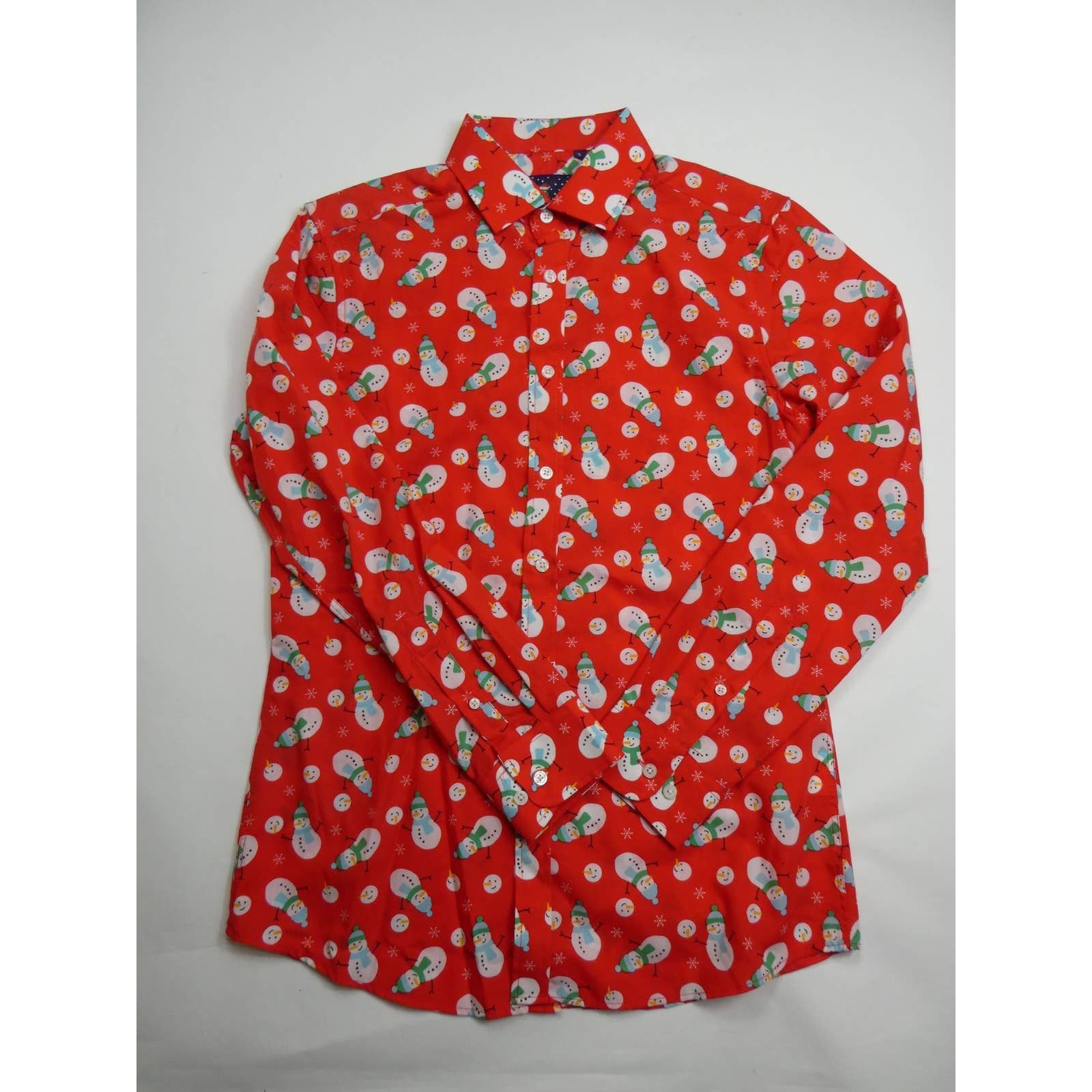 Other men's SIMON BANKS Christmas button up, Snowmen, small, NEW Size US S / EU 44-46 / 1 - 1 Thumbnail