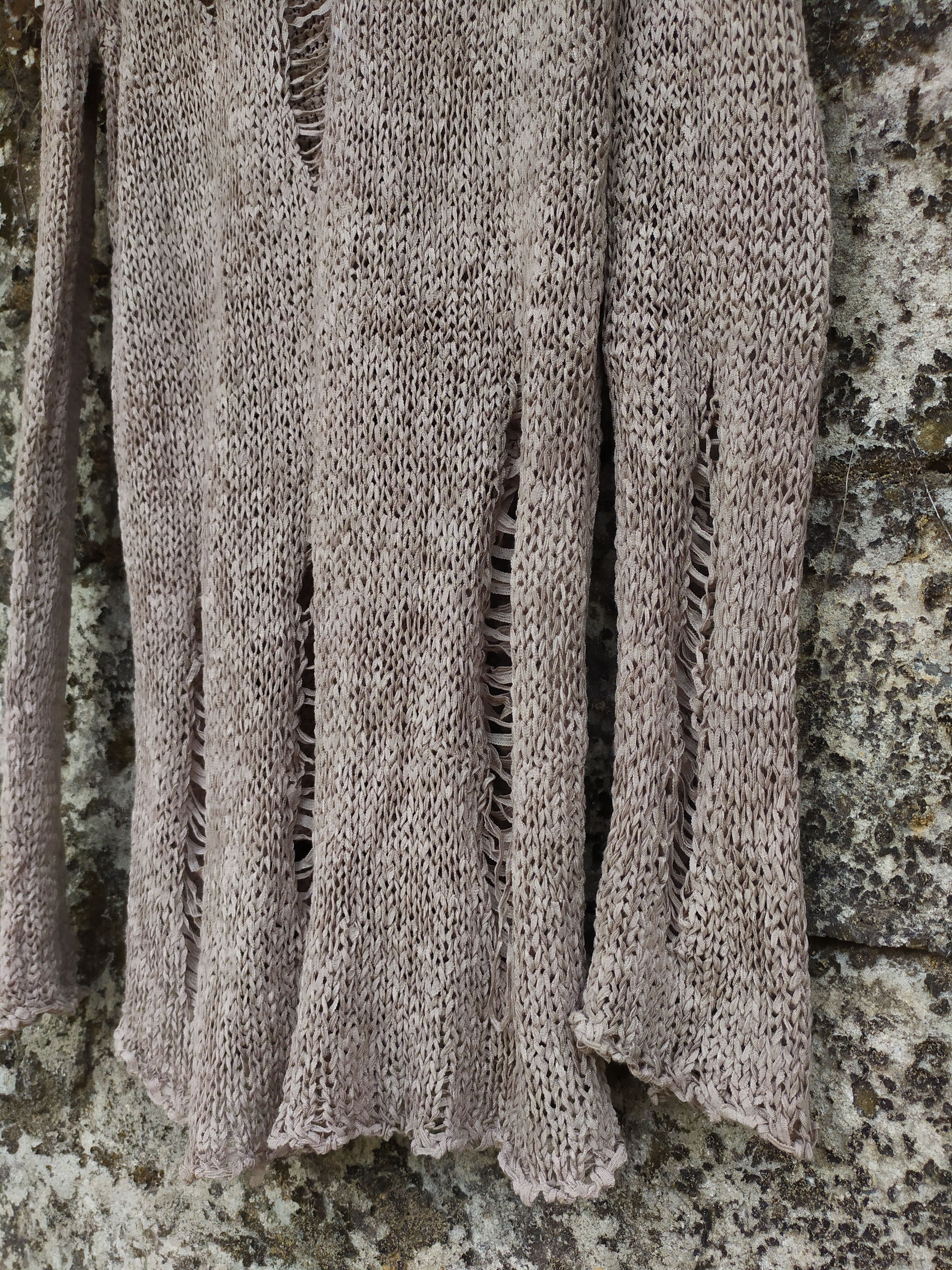 20471120 × Japanese Brand Unbrand Fishnet knit Distressed Size US M / EU 48-50 / 2 - 5 Thumbnail