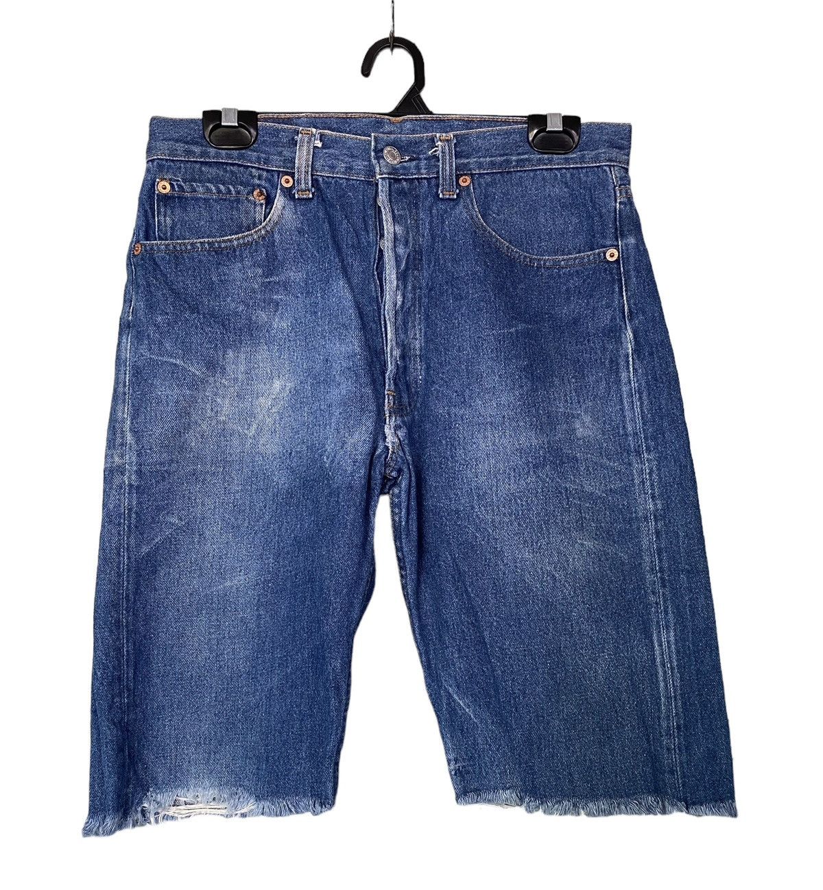 Levi's × Levi's Made & Crafted × Levi's Vintage Clothing Vintage Levi’s Cutoff 501xx Blue Jeans W31” Size US 31 - 1 Thumbnail