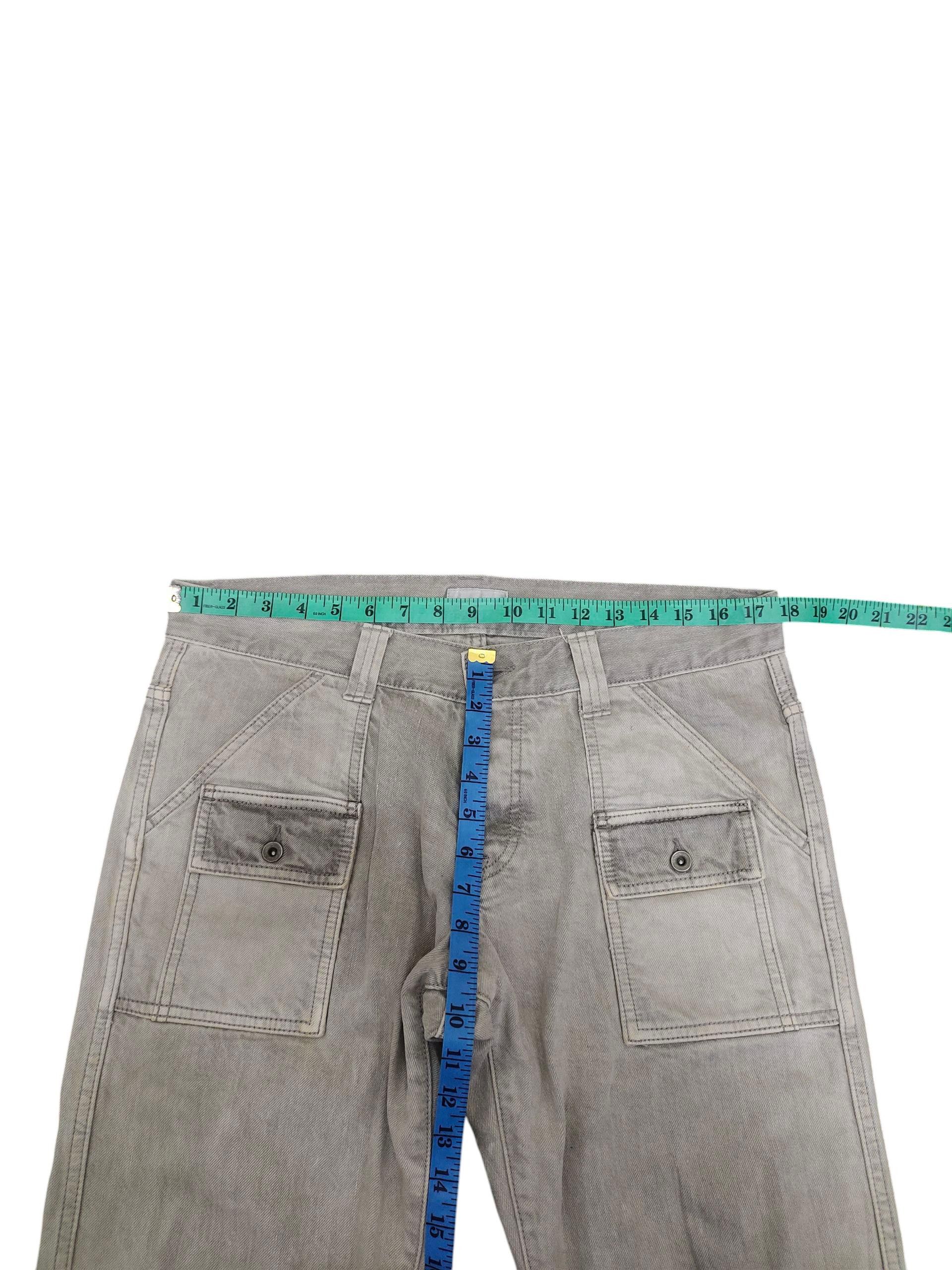 Comme des Garcons × Undercover Vintage Boycott Japan Grey Washed Bush Denim Pants Size US 34 / EU 50 - 7 Thumbnail