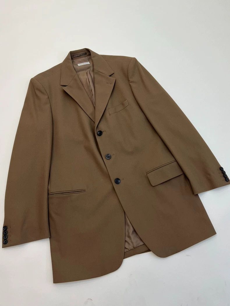 Dries Van Noten Dries van noten Single breasted khaki suit jacket 2502-Next Size US M / EU 48-50 / 2 - 1 Thumbnail