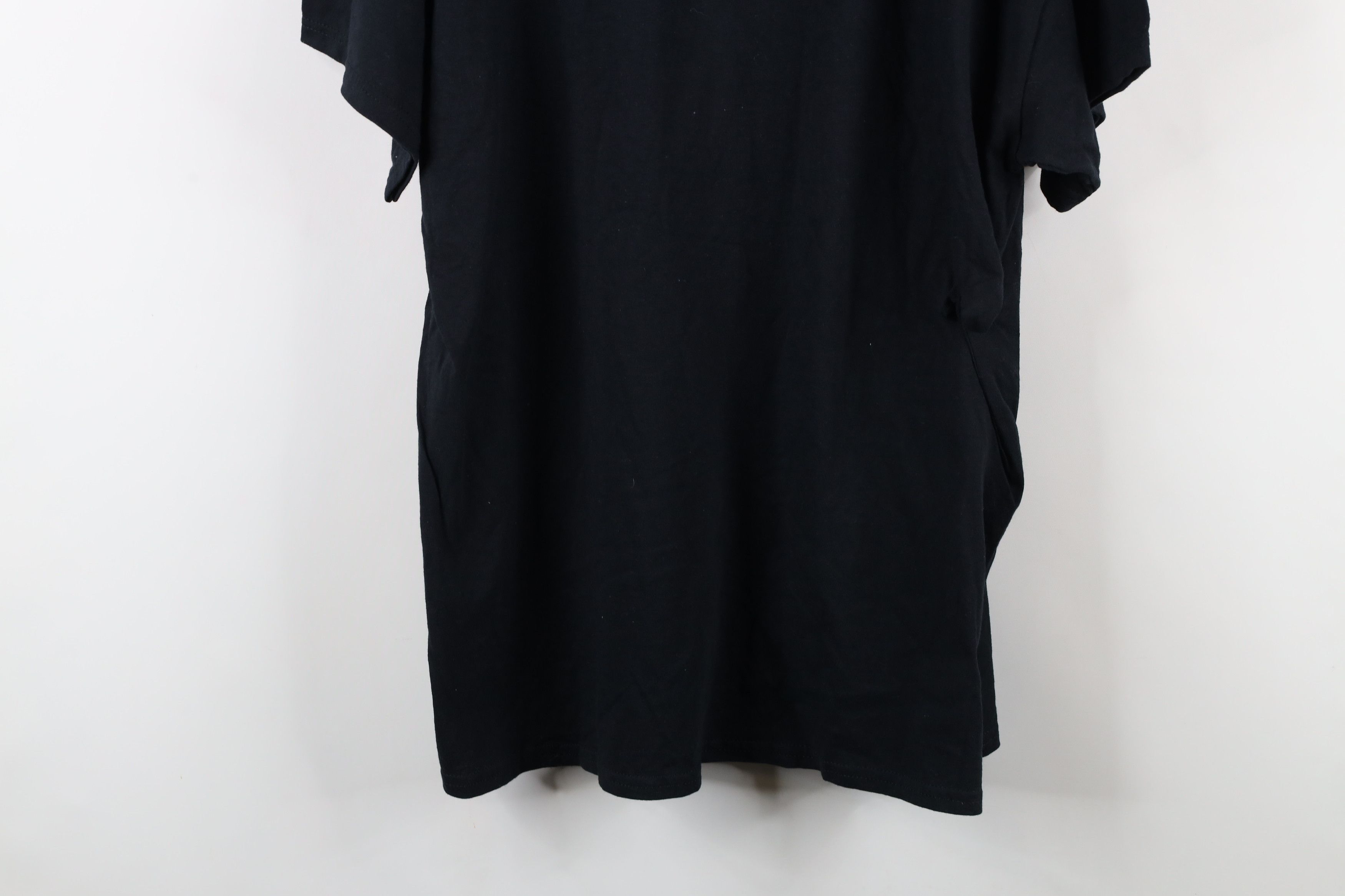 Vintage Vintage 90s Streetwear Heavyweight Cotton T-Shirt Black Size US XL / EU 56 / 4 - 12 Thumbnail