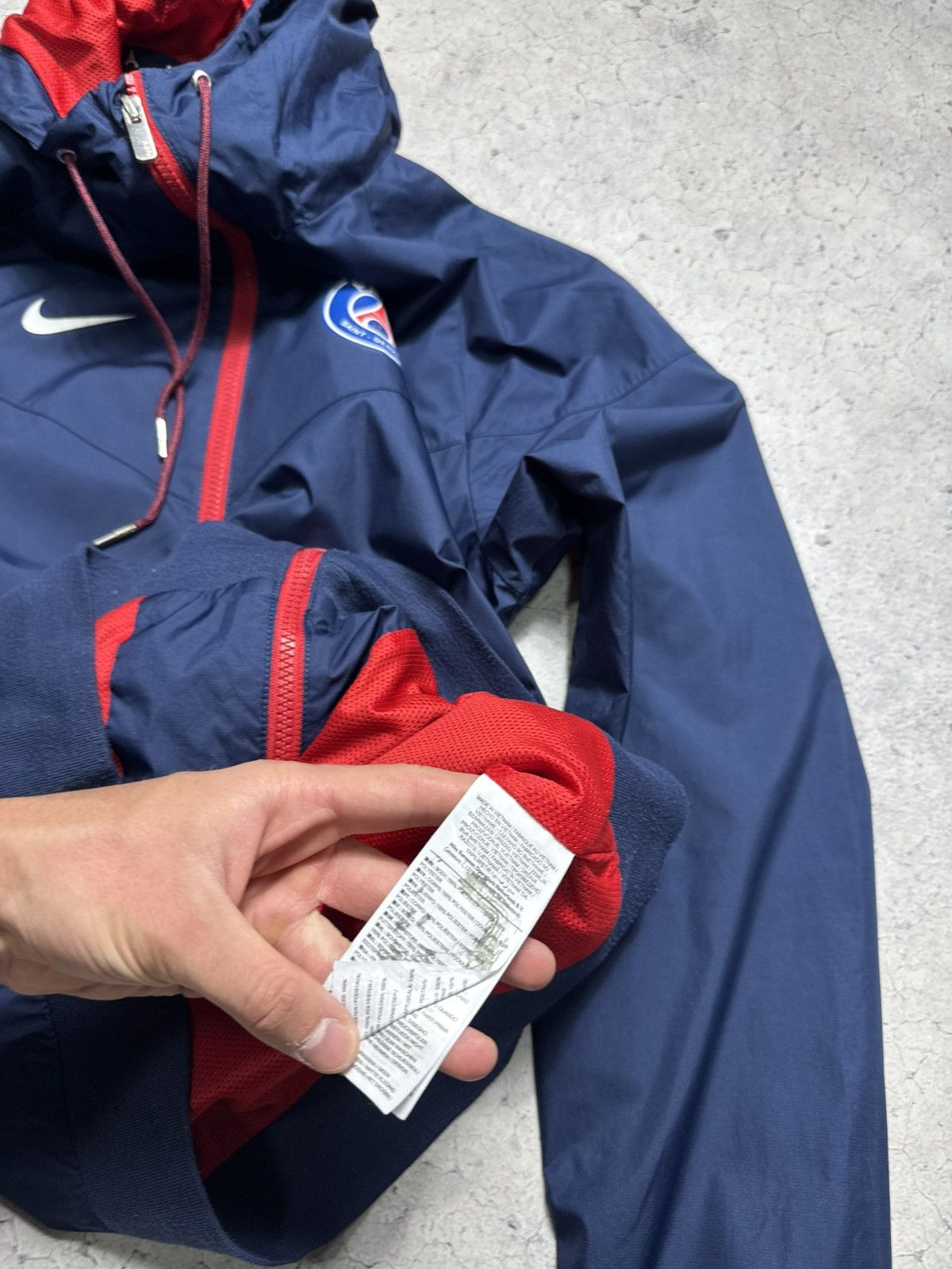 Nike Nike FC PSG Paris Saint Germain Nylon Full Zip Jacket Y2K Size US S / EU 44-46 / 1 - 9 Thumbnail