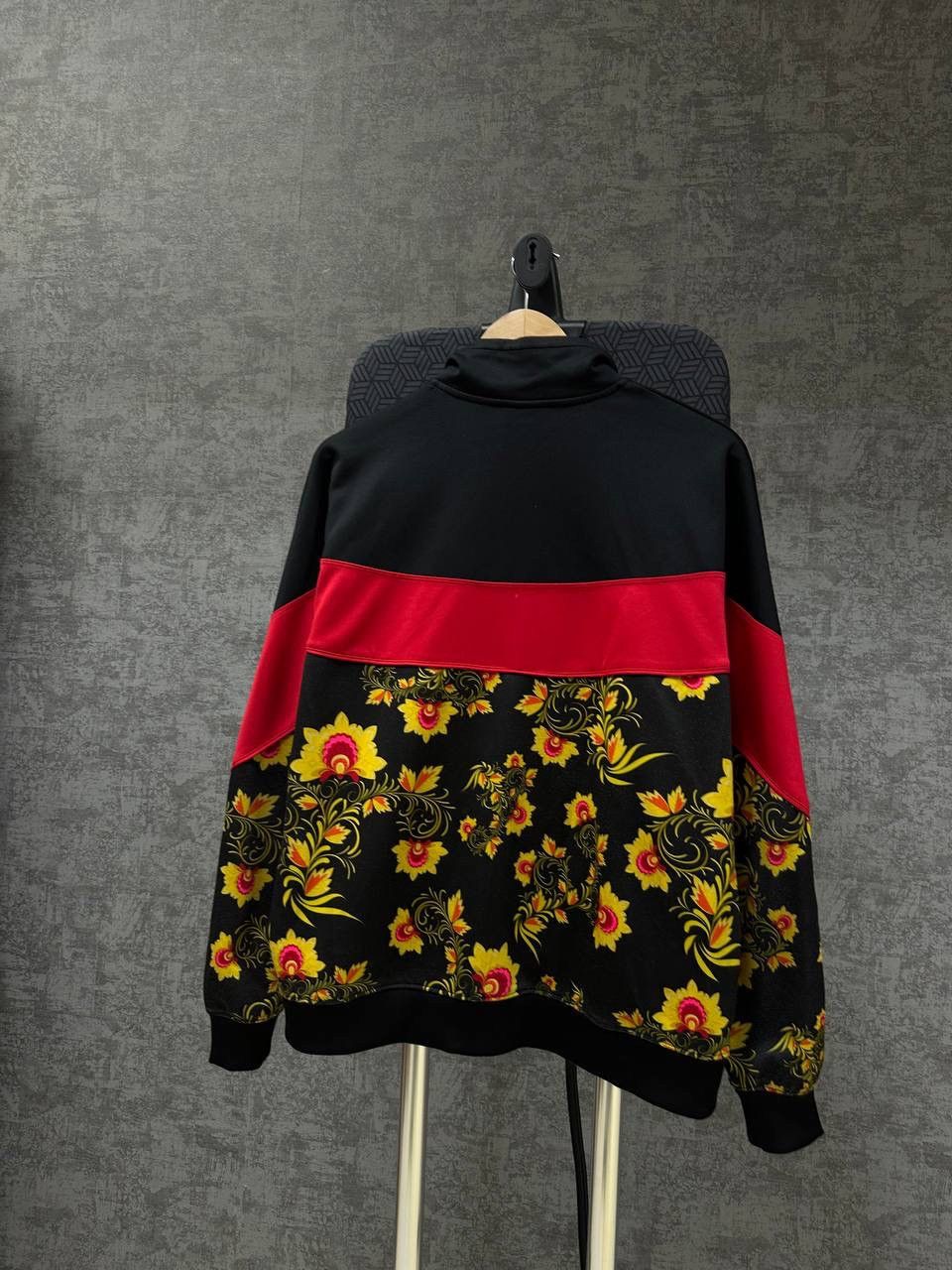 Nike × Nike ACG × Vintage Vintage Nike Track Floral Printed 1/4 Hoodie Size L / US 10 / IT 46 - 12 Thumbnail