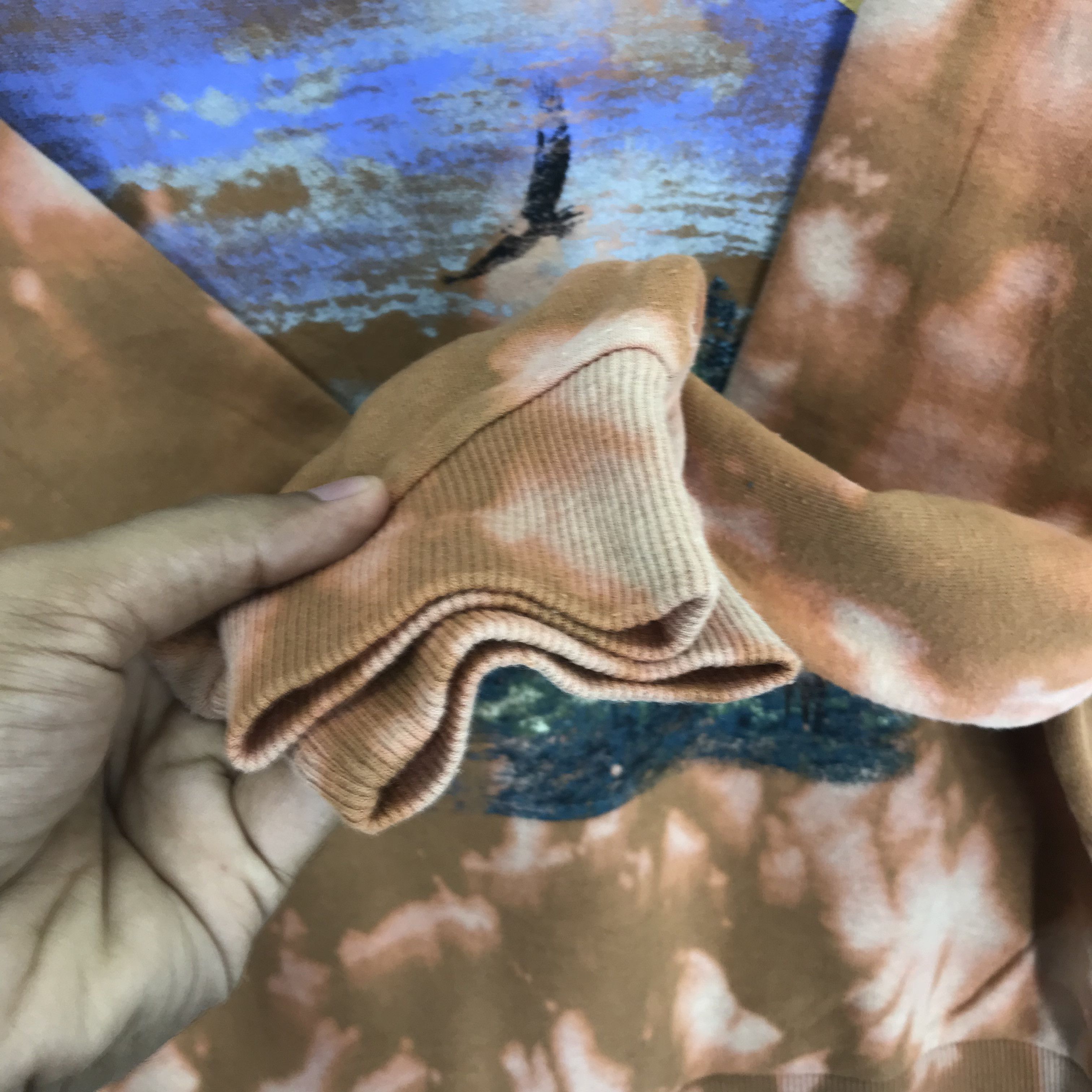 Vintage Montana Tie Dye Brown Sweatshirt - 195 Size US XS / EU 42 / 0 - 7 Thumbnail