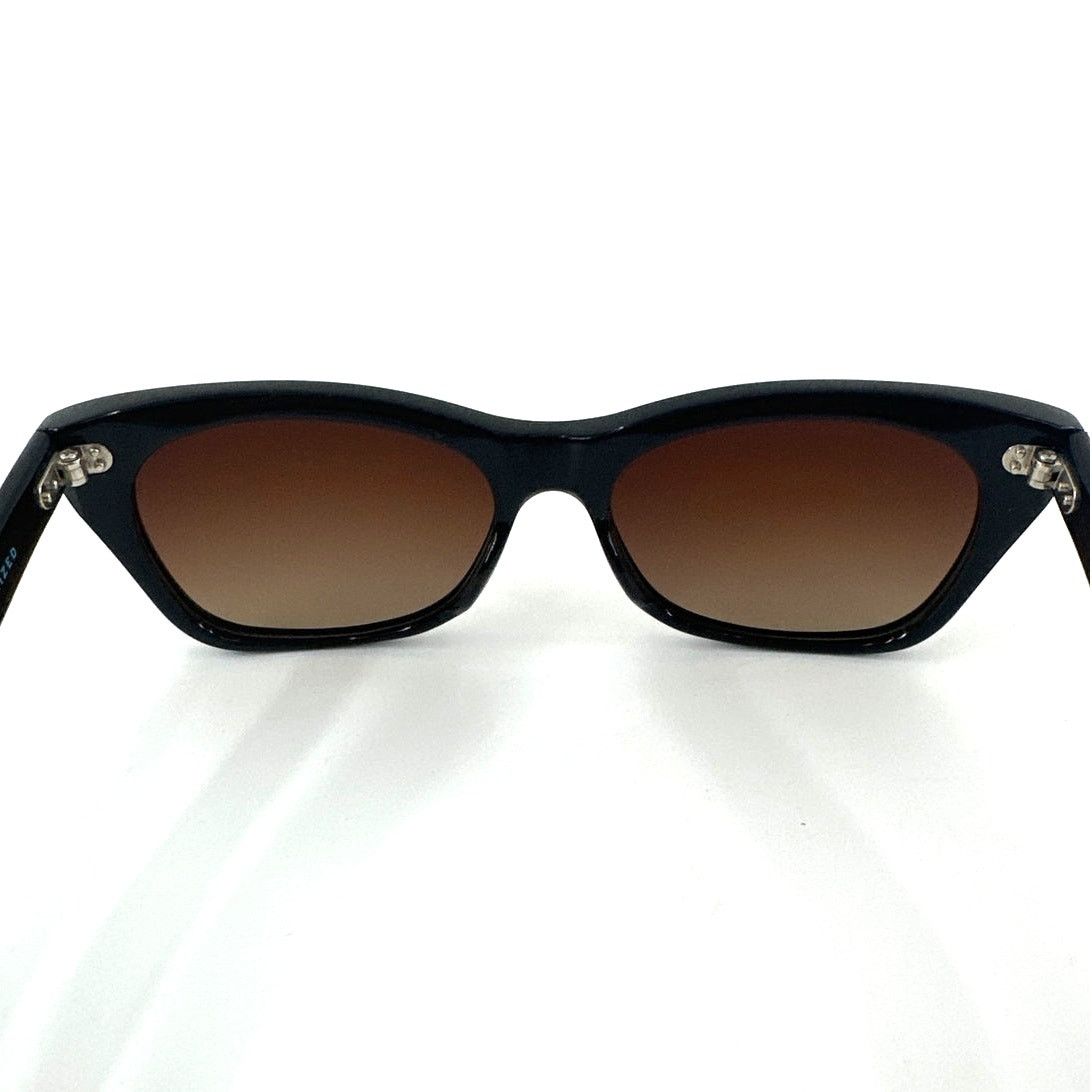 SALT. Optics SALT. Unisex Black/Brown Gradient Sela Sunglasses Size ONE SIZE - 10 Thumbnail