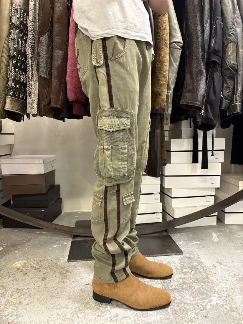 Designer × Dolce & Gabbana × Vintage SS2003 Dolce & Gabbana Green Cargo Utiliy Joggers Pants Size US 33 - 3 Thumbnail